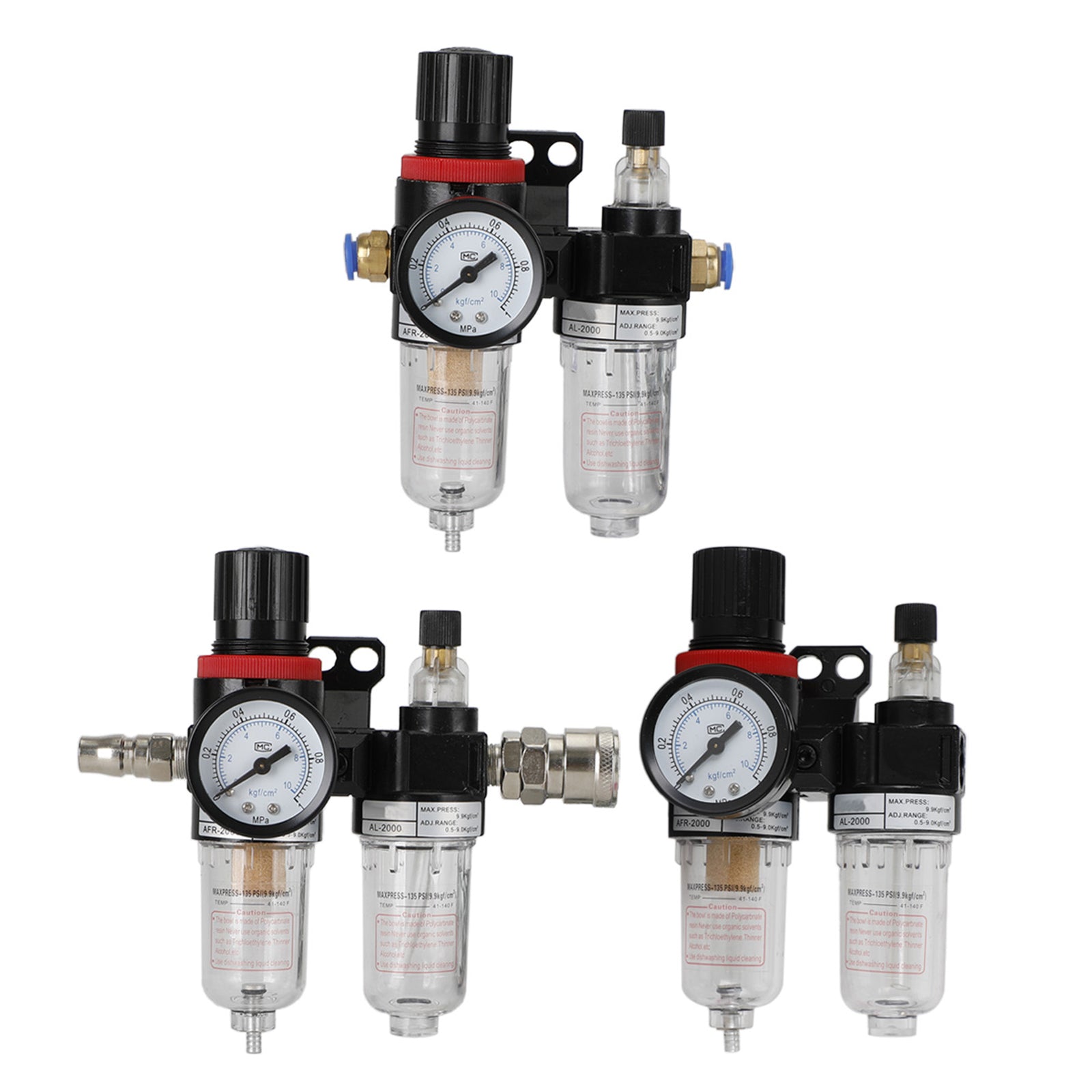 Válvula reguladora de presión de fuente de aire de tratamiento de filtro de aire AFC2000