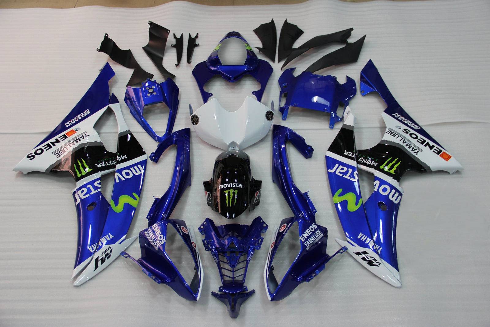 2008-2016 Yamaha Yzf 600 R6 Kit de camerage d'injection Bodywork Plastic Abs