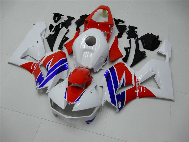 ABS Injection Mold Bodywork Fairing Kit For Honda CBR600RR 2013-2020 White Blue