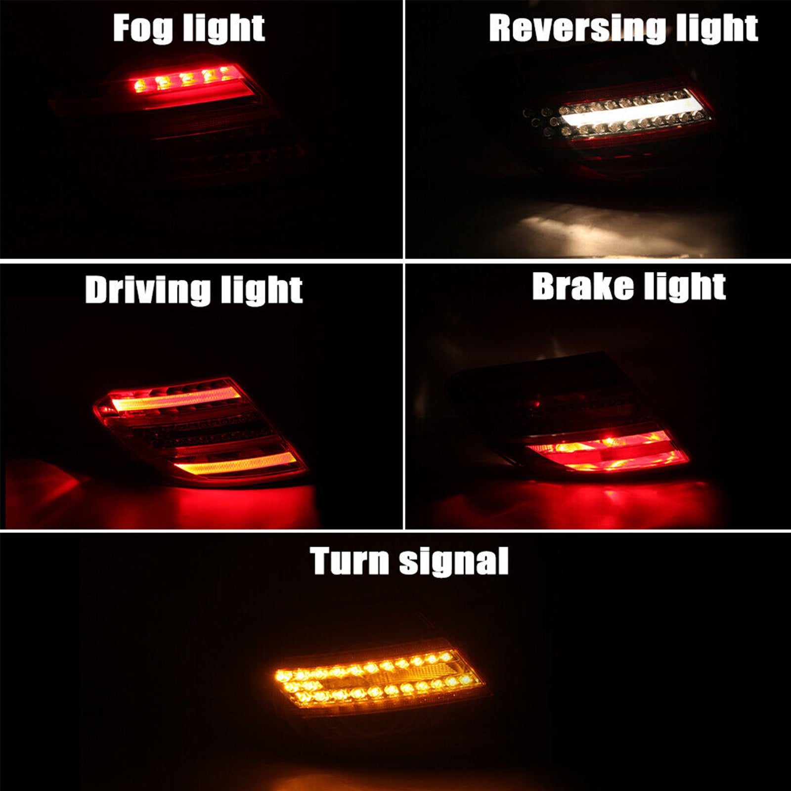 Feu arrière gauche 2049060603 pour Mercedes Benz W204 C250 C300 C350 C63 2011-2014