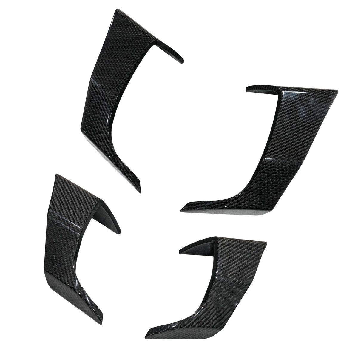 Embellecedor de rejilla de ventilación lateral de fibra de carbono auténtica para Mercedes-Benz Clase G. W465 (desde 2025)