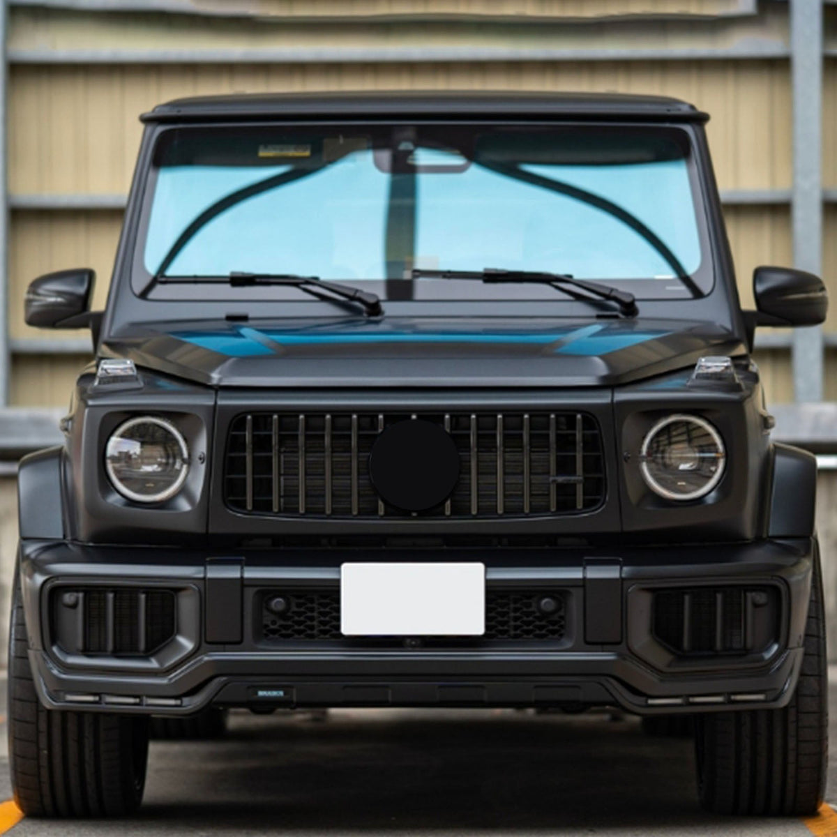 Diffuseur de pare-chocs avant compatible avec Mercedes-Benz Classe G W465 G63 (à partir de 2025) PP