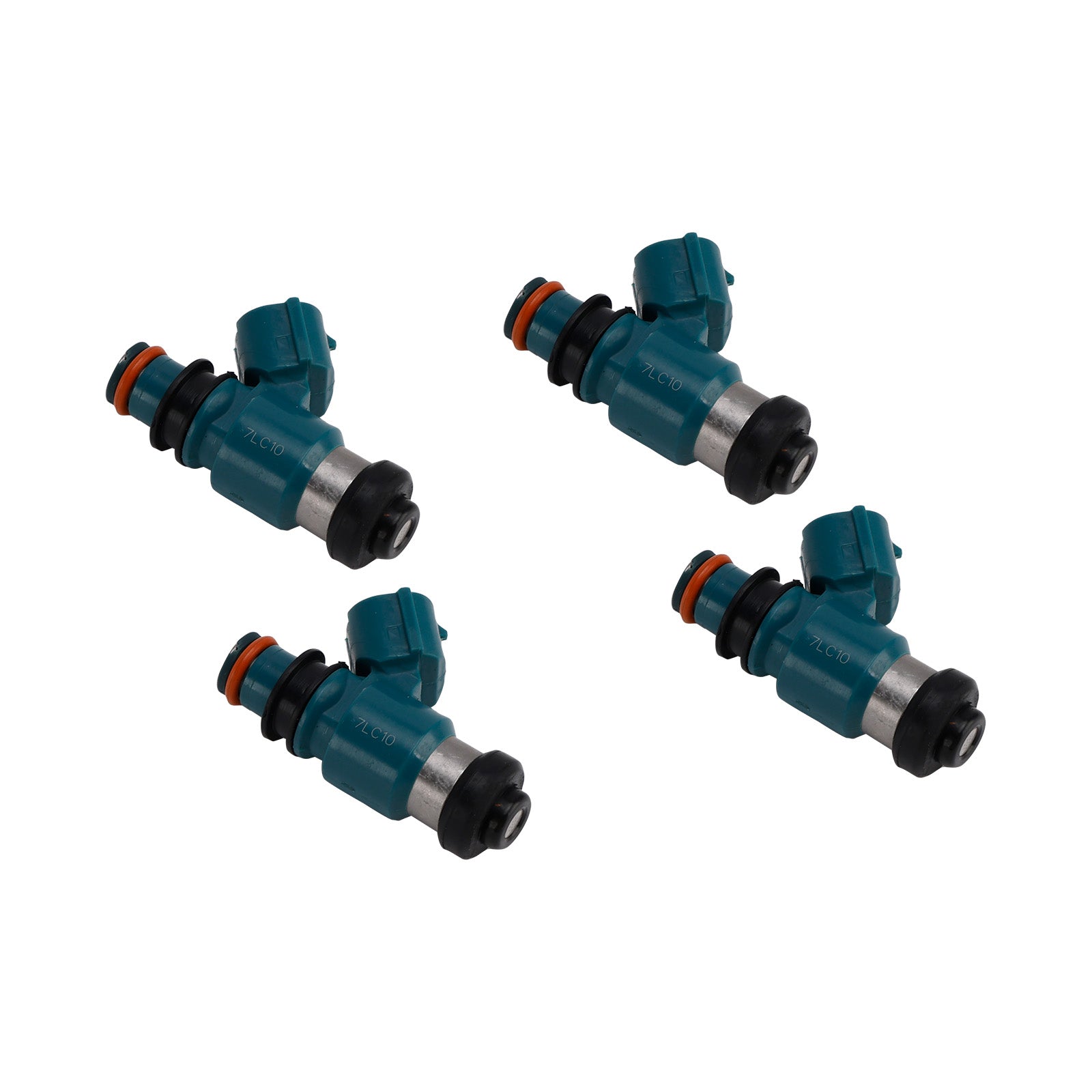 Iniettori di carburante compatibili con Honda CBR1000RR 08-23 e VFR1200F 2010-2017, codice articolo 16450-MFL-003 (confezione da 4).