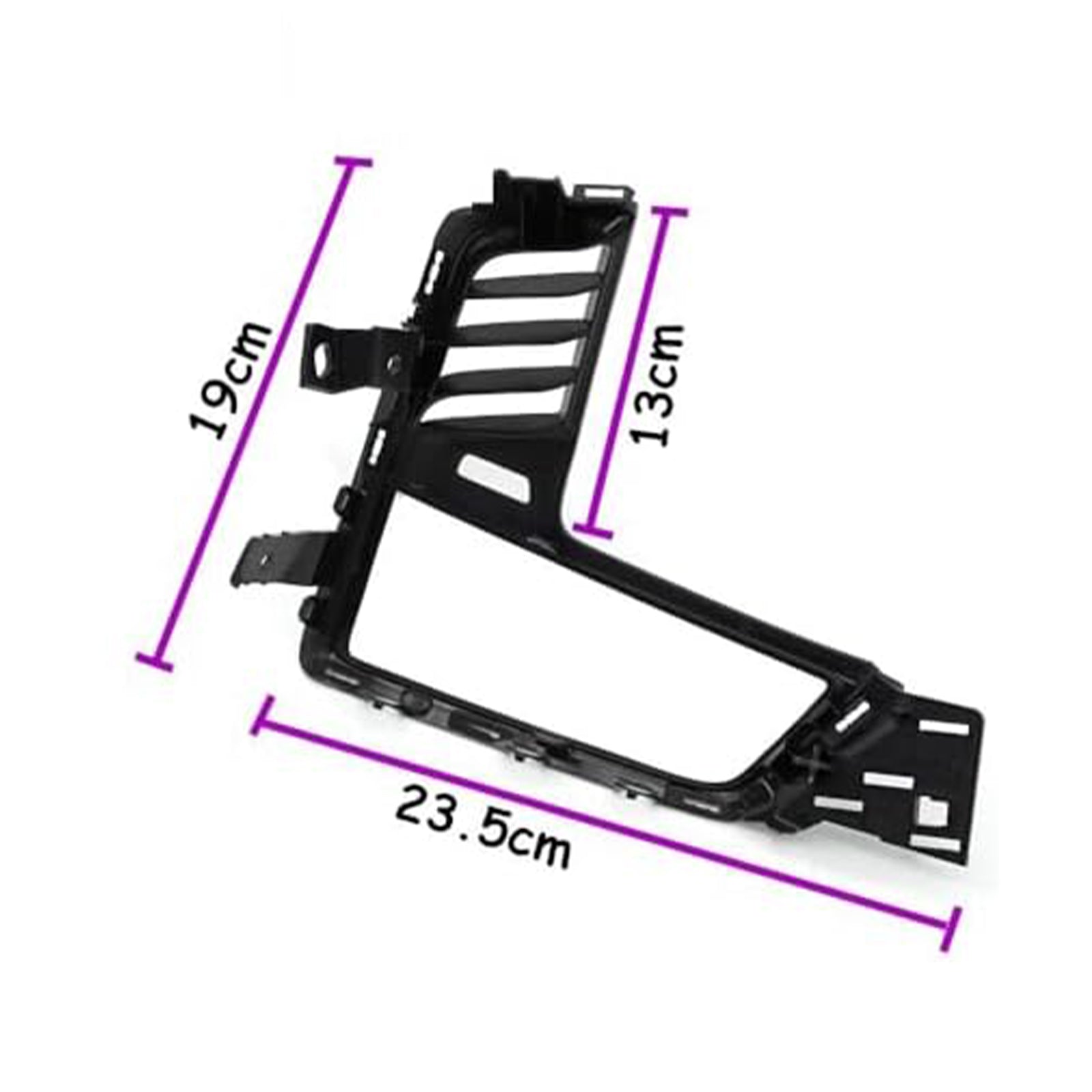 Grille de ventilation droite du tableau de bord - Cache 51459483656 pour BMW X5 X6 2019-2022