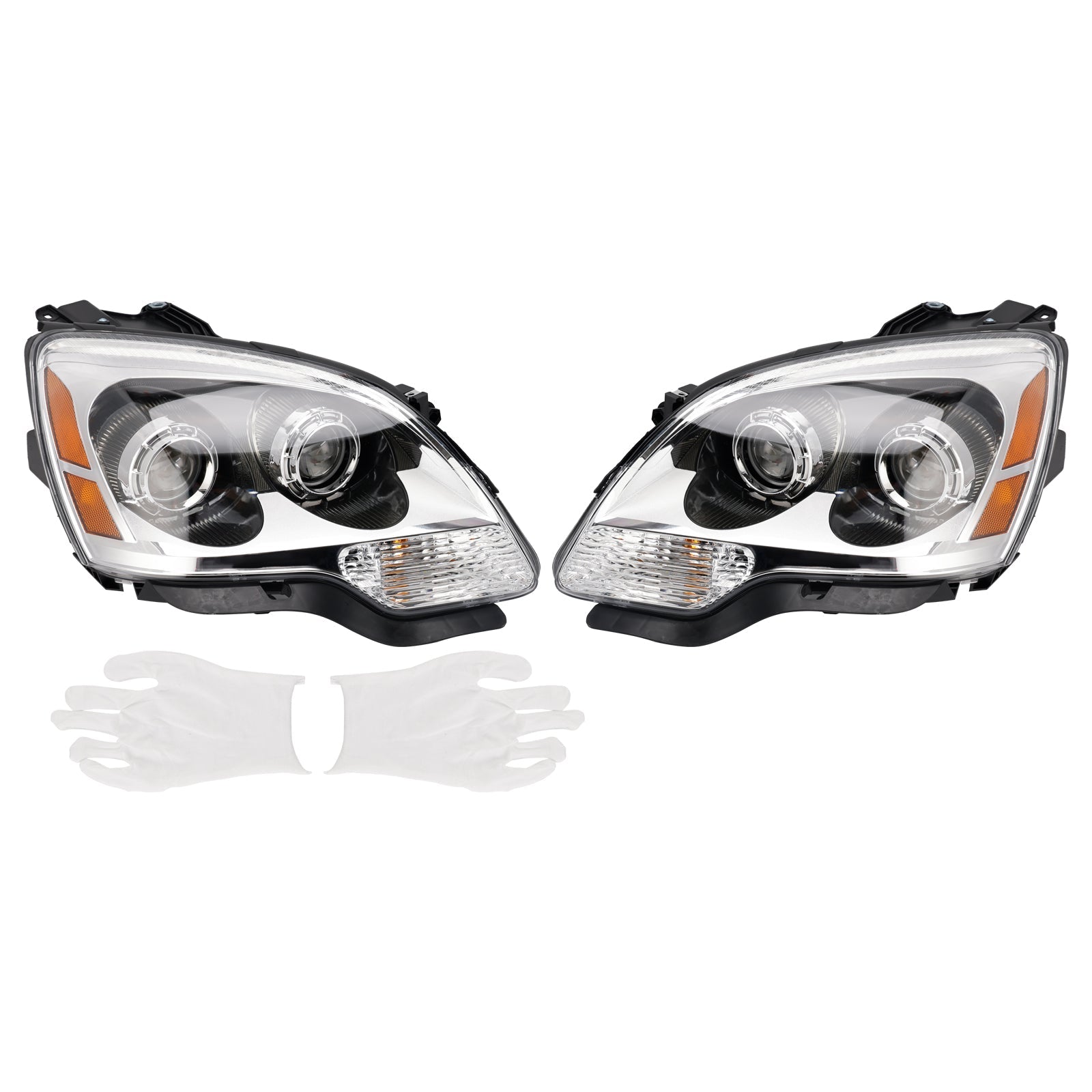Phares HID gauche et droit pour GMC Acadia (2007-2012) sans ampoules ni ballast : référence 22938888 GM2503323