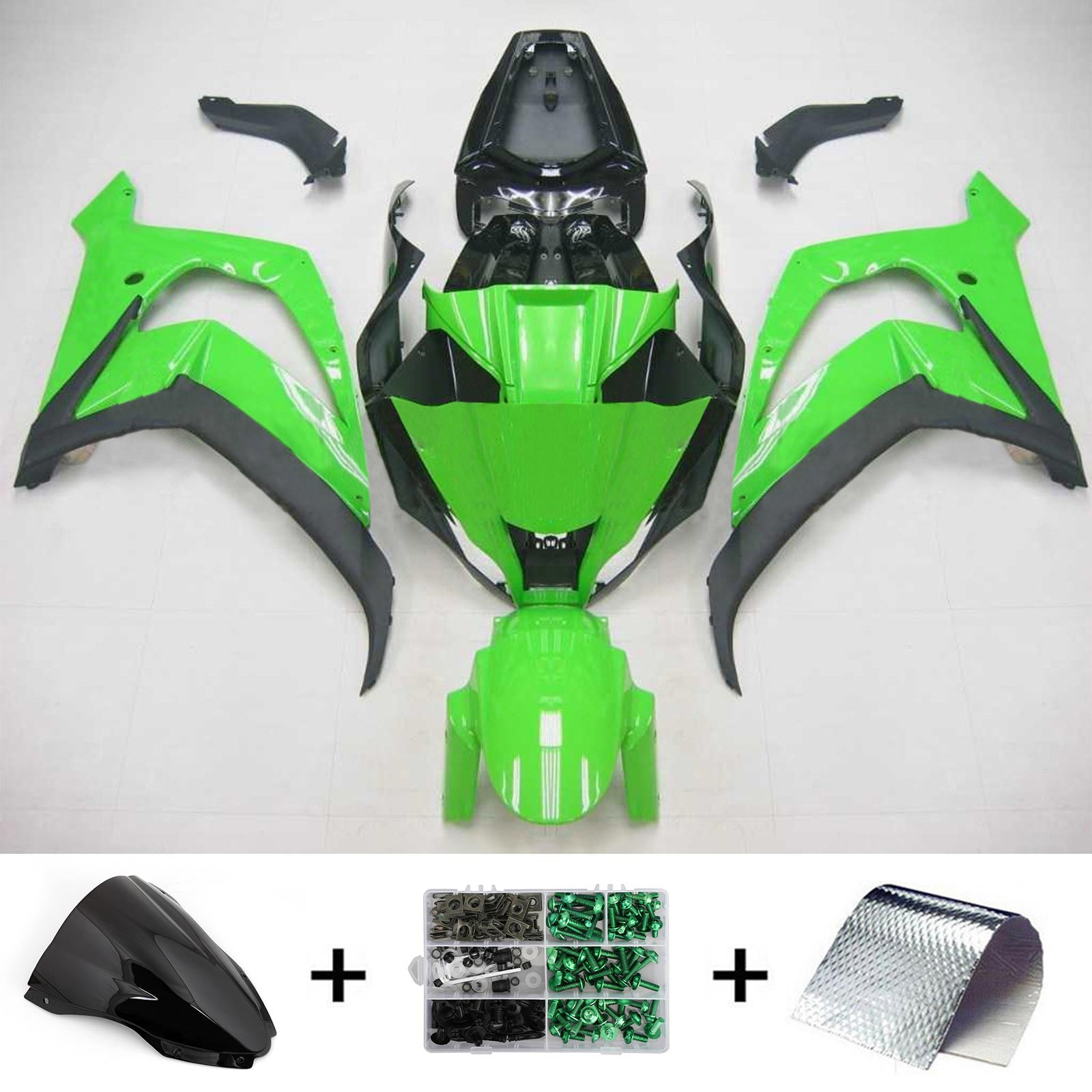 Kit de carénage injecté en plastique ABS pour Kawasaki ZX10R 2016-2020