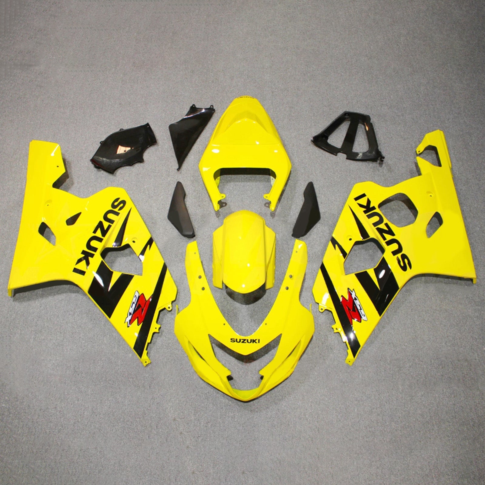 Kit de carénage injecté en plastique ABS pour Suzuki GSXR 600/750 2004-2005 K4