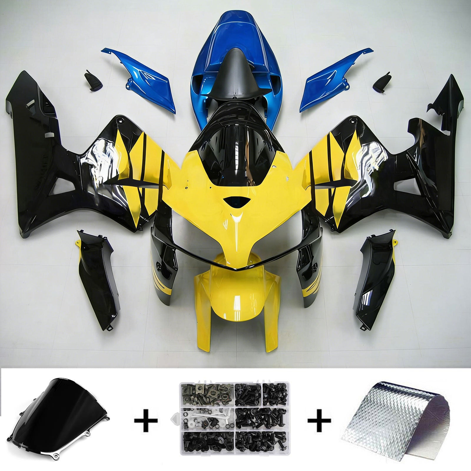 Kit de carénage par injection, carrosserie en plastique ABS pour Honda CBR600RR 2005-2006 F5