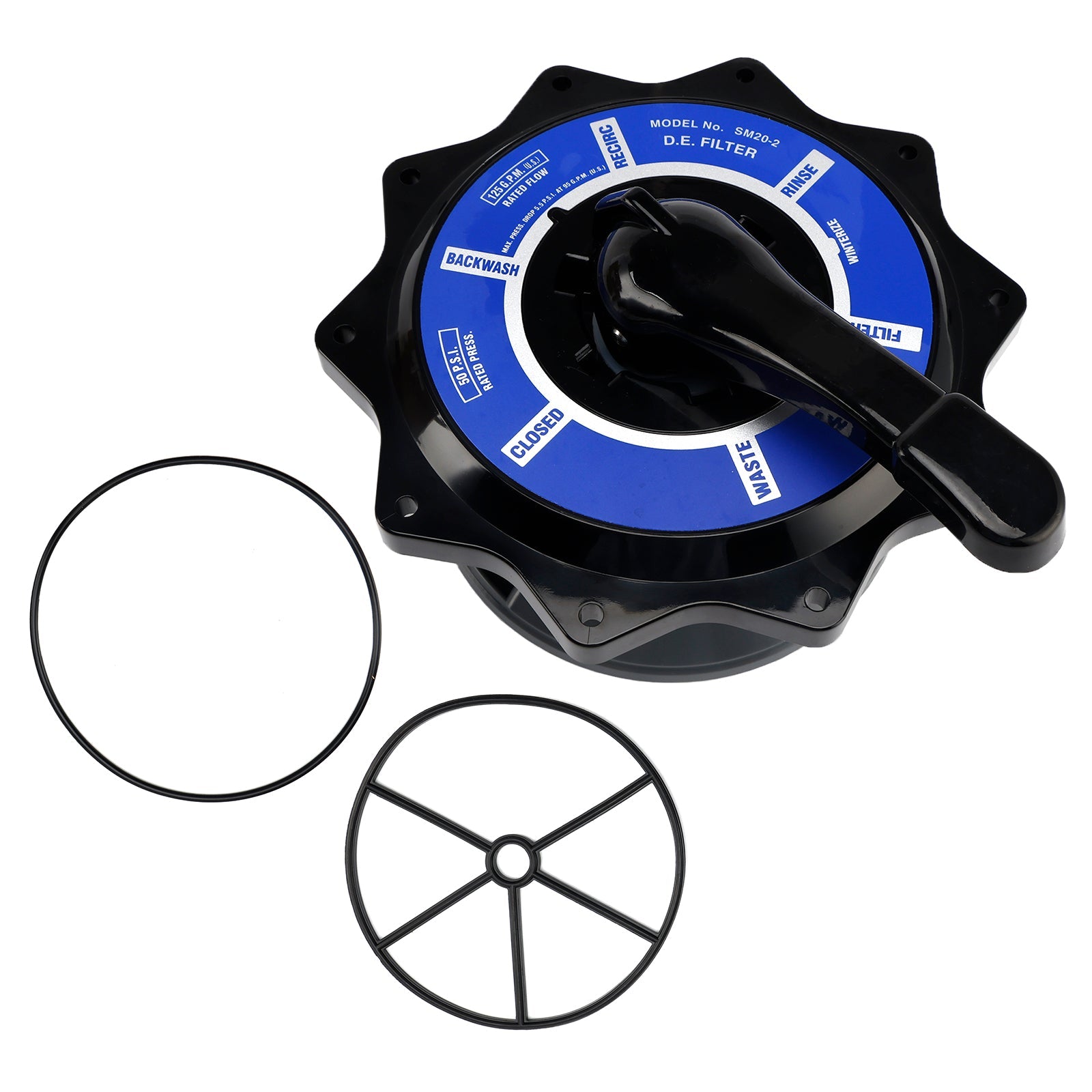 R0443900 Ensemble de vanne supérieure de 2 pouces pour remplacement de vanne multivoies Zodiac Jandy