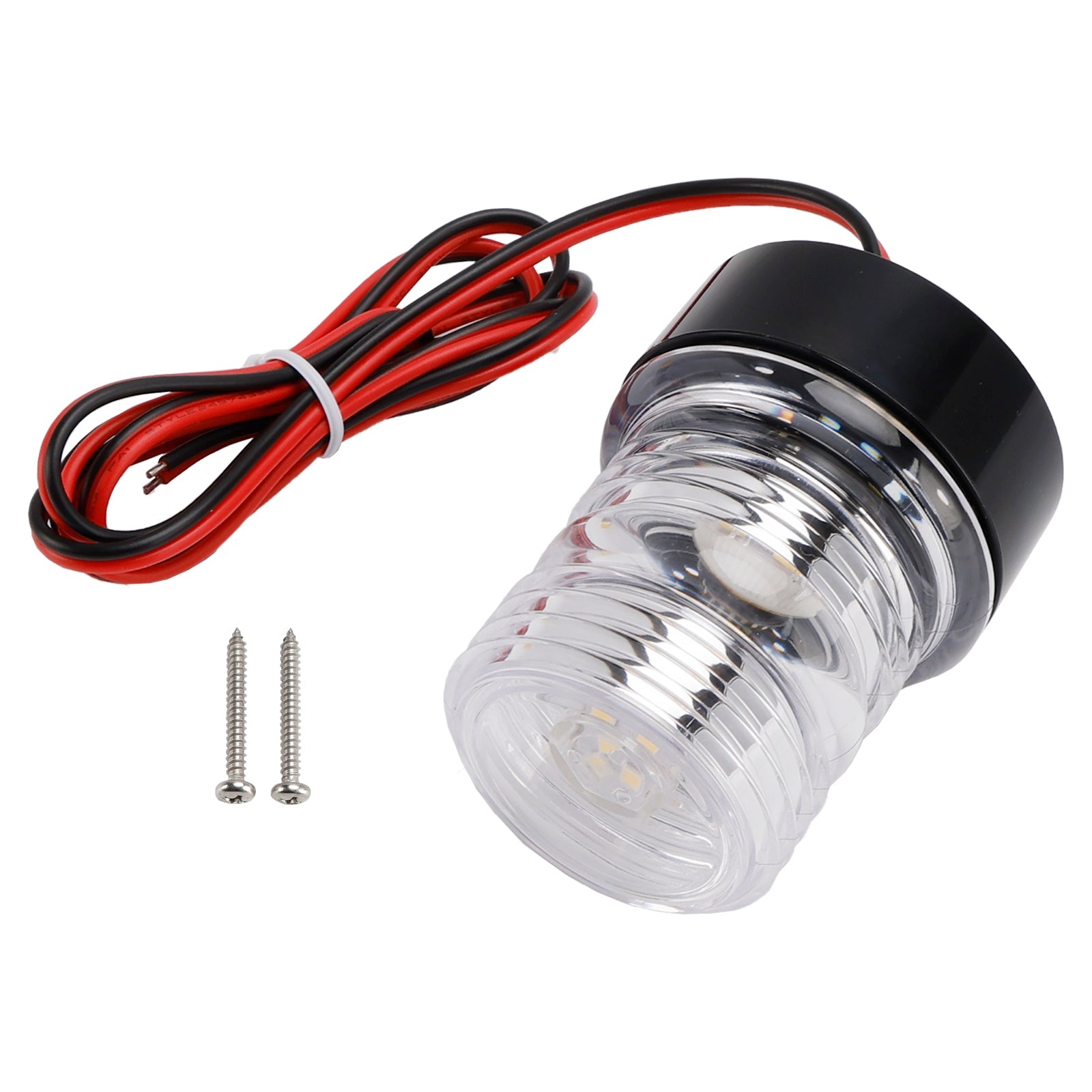2,7 W LED-navigoinnin merkkivalo, pyöreä lamppu ankkuriin, veneeseen tai huviveneeseen, IP66