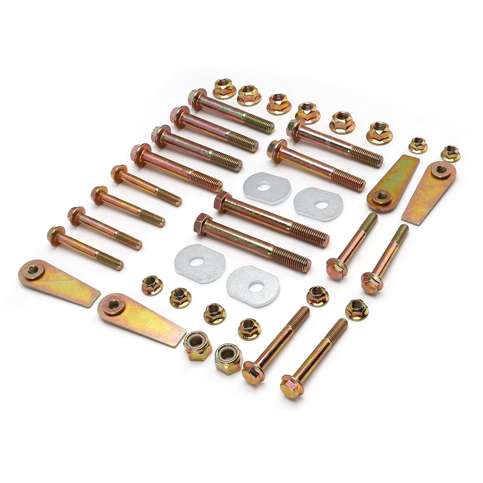 1997-2006 Pour Jeep Wrangler TJ Bras de suspension avant et arrière avec suppression du boulon à came et écrous à drapeau