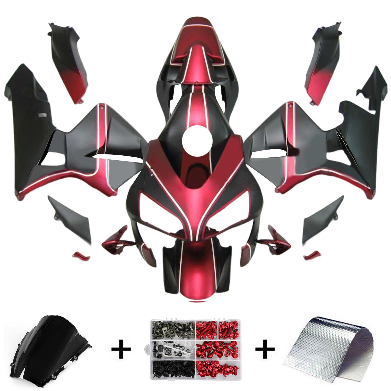 Kit de carénage par injection, carrosserie en plastique ABS pour Honda CBR600RR 2003-2004 F5