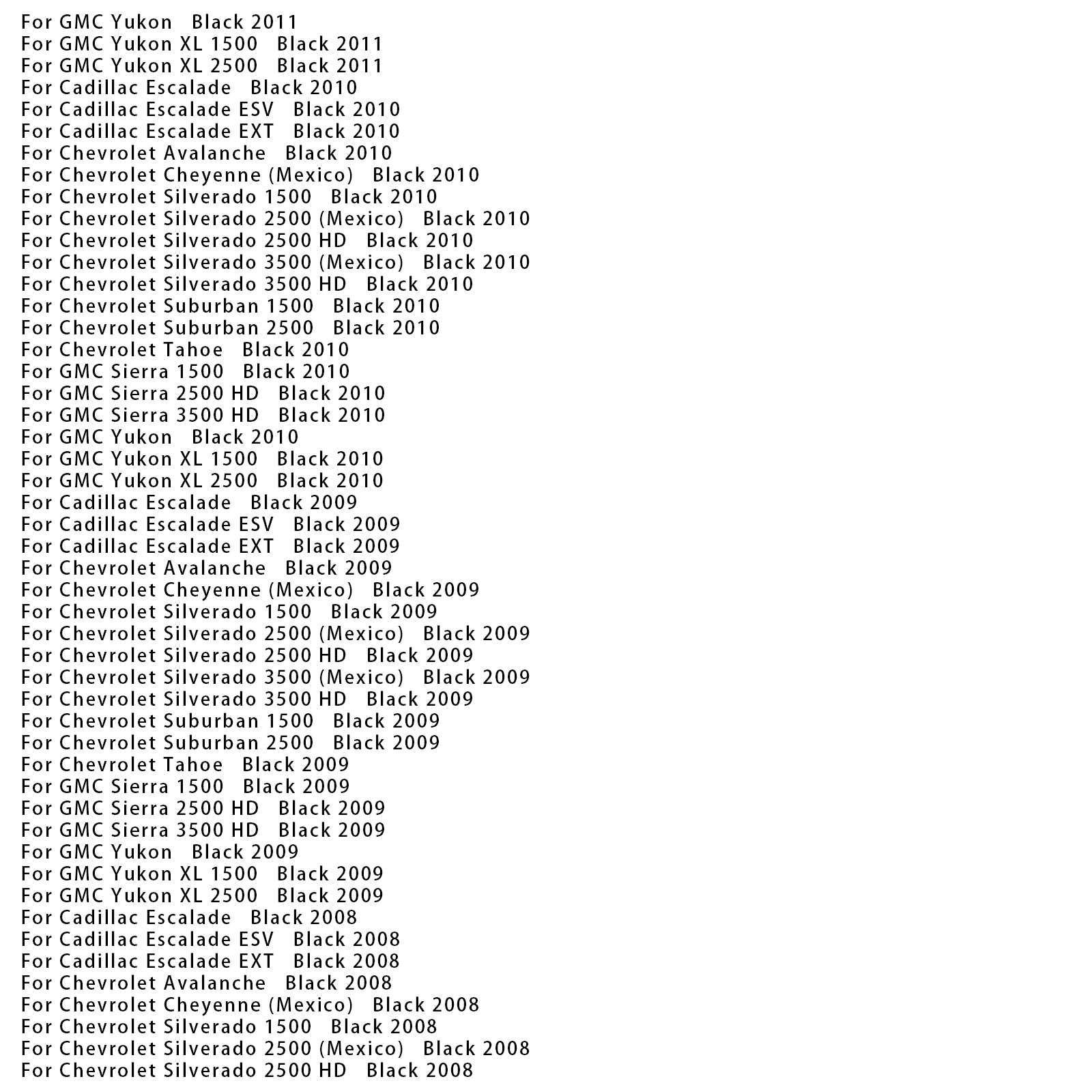 Panneau supérieur du tableau de bord noir 926-336 pour GMC Sierra 1500 2014 (20844035)