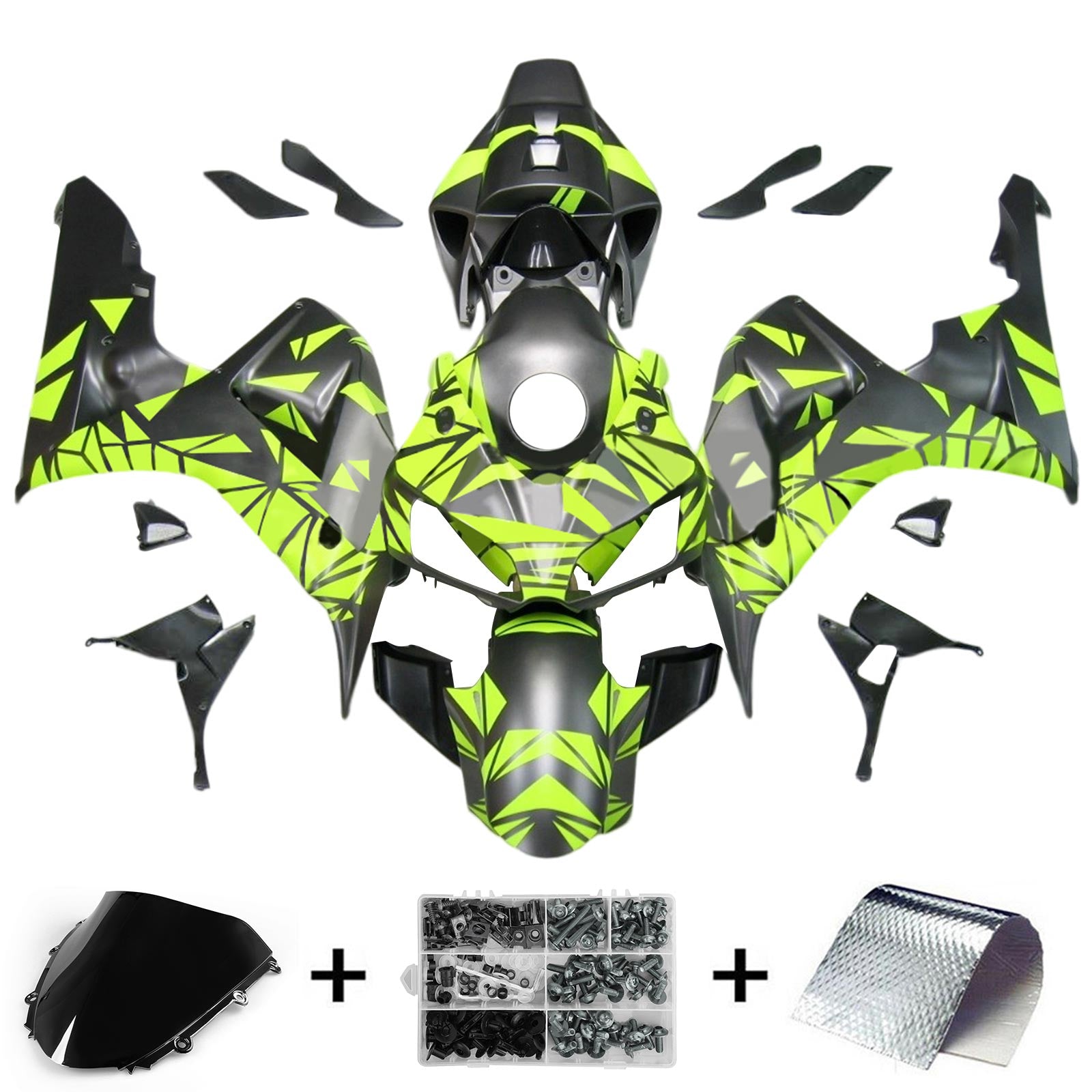 Kit de carénage injecté en plastique ABS pour Honda CBR1000RR 2006-2007