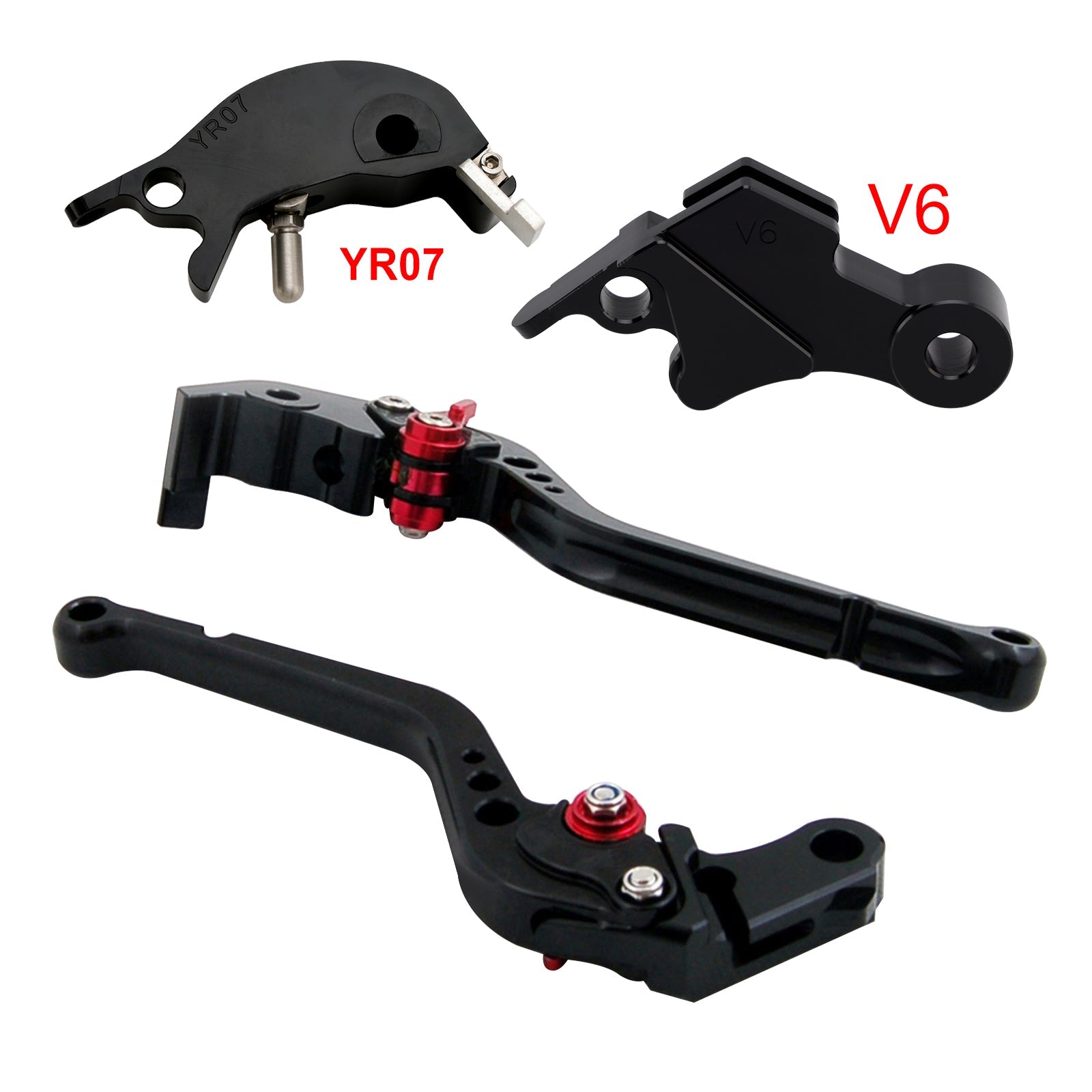 Levier de frein et d'embrayage long compatible avec YAMAHA XSR900 XSR900GP MT-09 MT-09SP 2024-2025