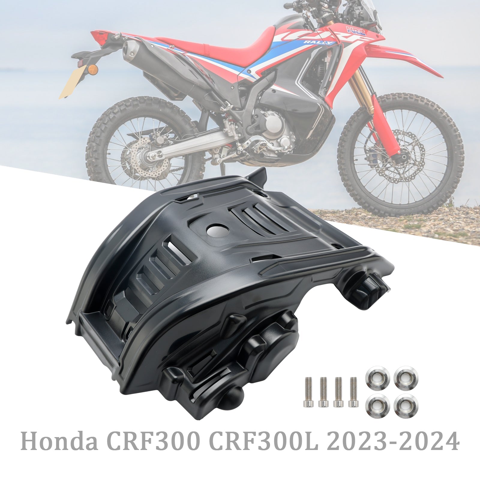 Hullu muovimoottorin suojauslevy Honda CRF300 CRF300L 2023-2024