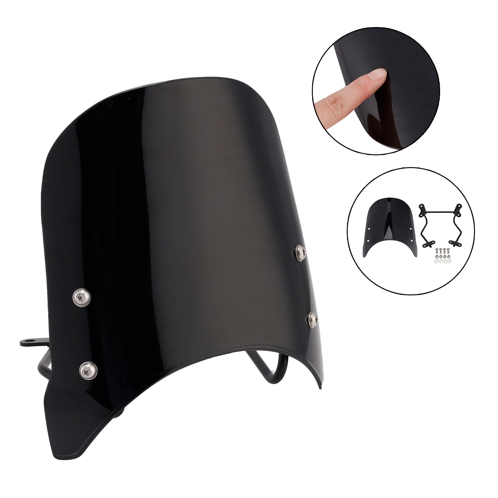 Parabrezza compatibile con BMW R nineT Scrambler 2014-2024 e Pure 2017-2024
