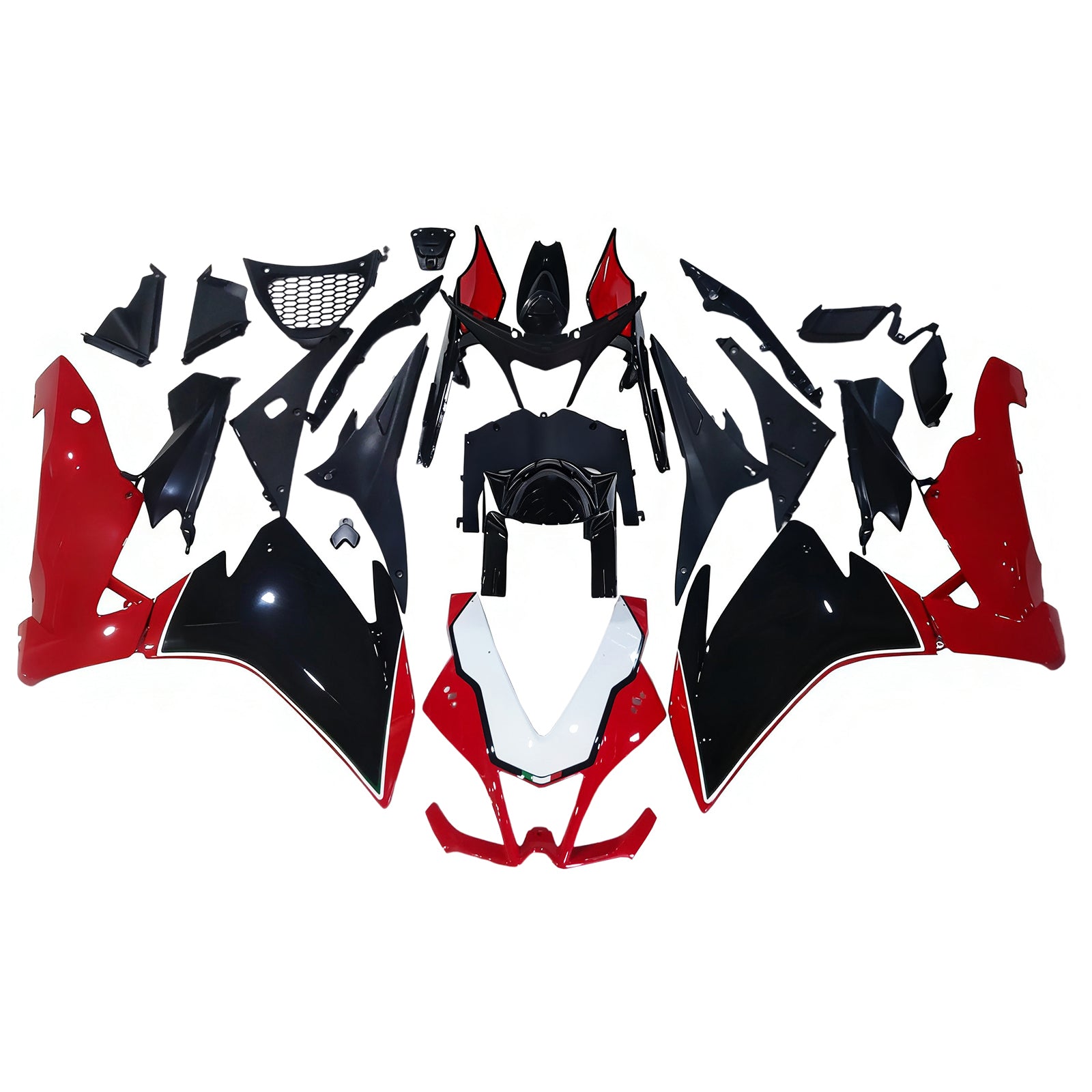 Kit de carénage injecté en plastique ABS compatible avec Aprilia RSV4 1000 2009-2015