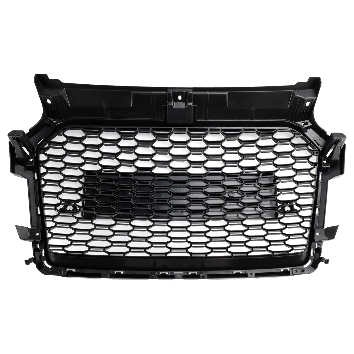 RS Style Honeycomb Bumper Grille Pour Audi A1 S1 8X Facelift 2016-2019 Black