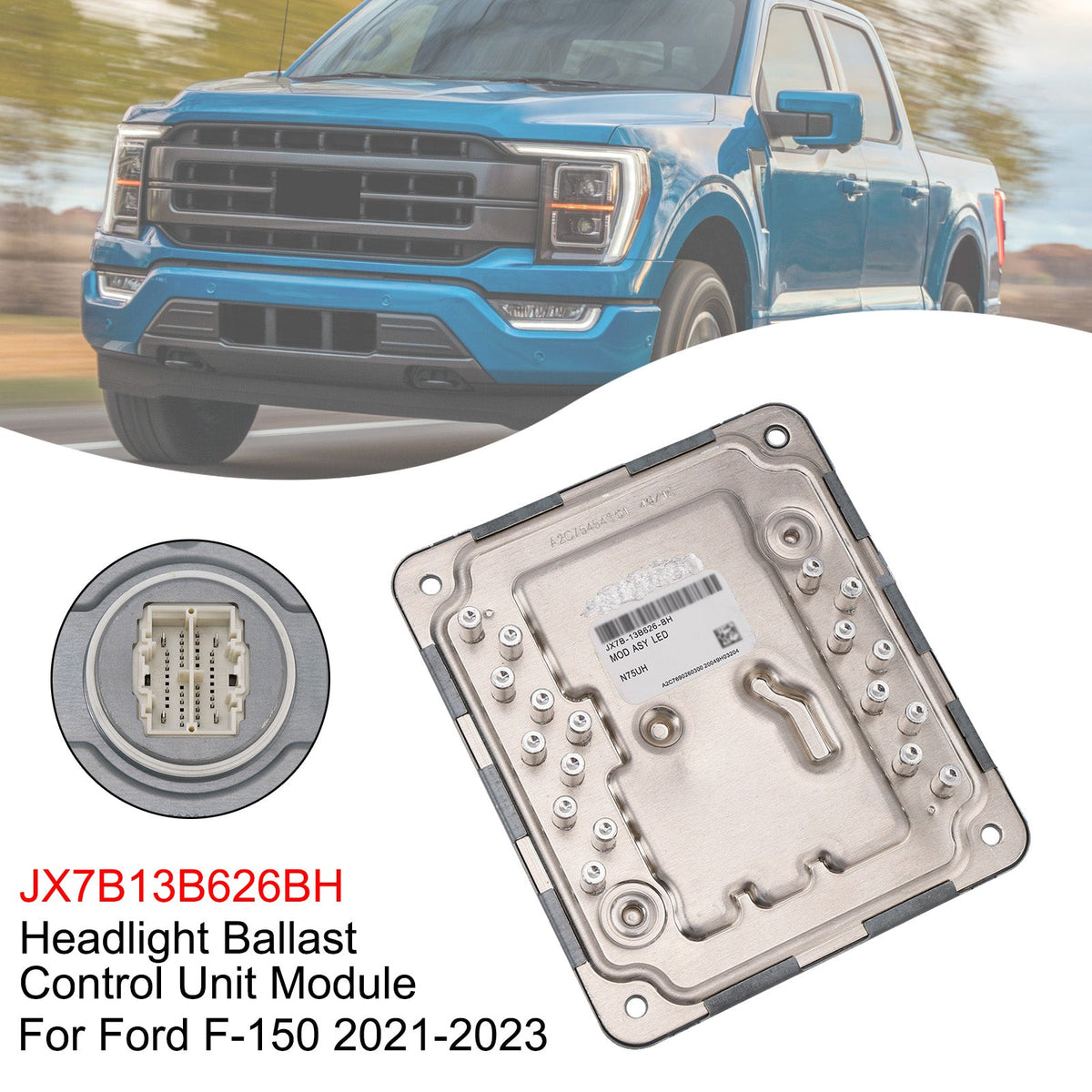 Scheinwerfer-Vorschaltgerät-Steuermodul JX7B13B626BH für Ford F-150 2021–2023