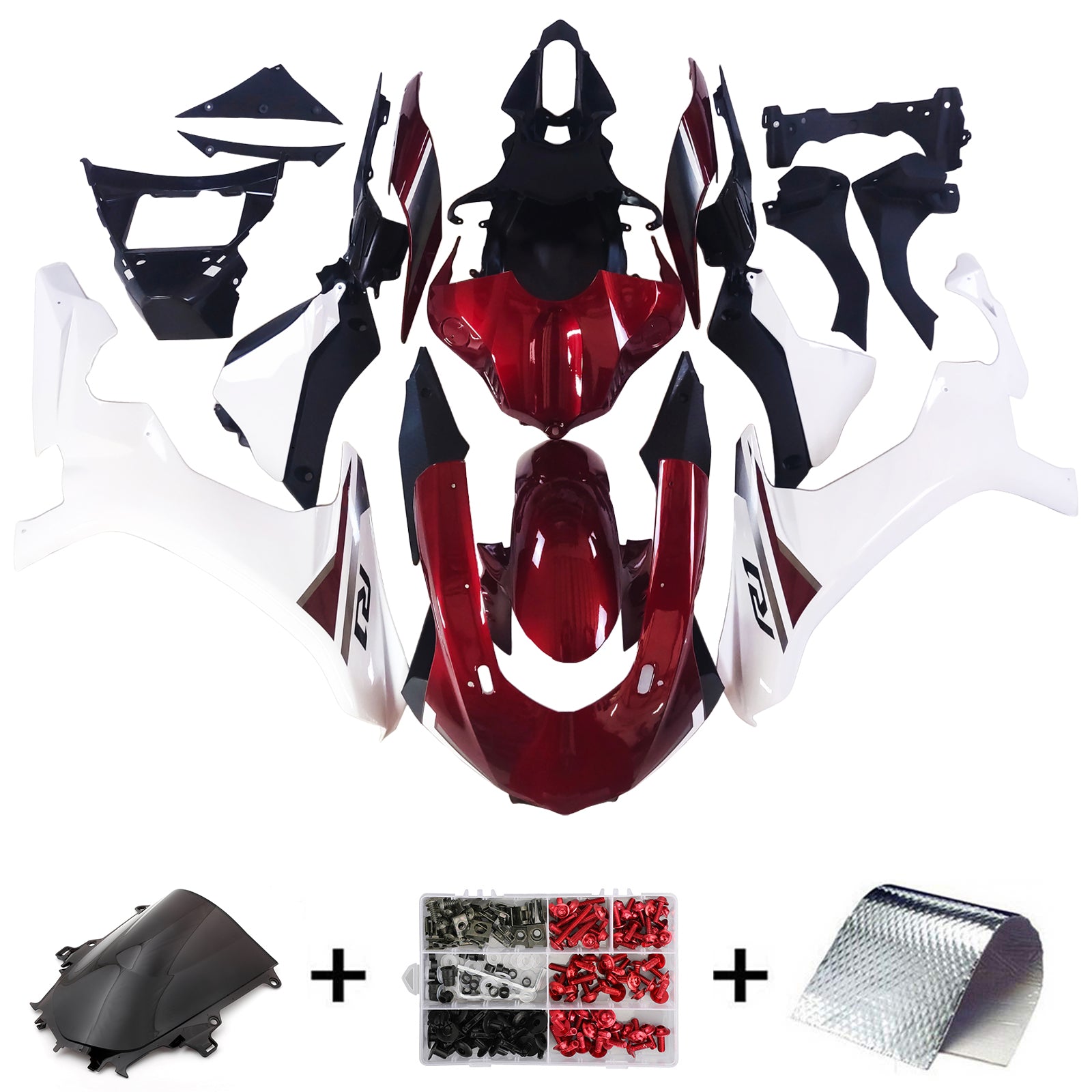 ABS PLASTIC KUIST KIT VOOR YAMAHA YZF 1000 R1 2015-2019