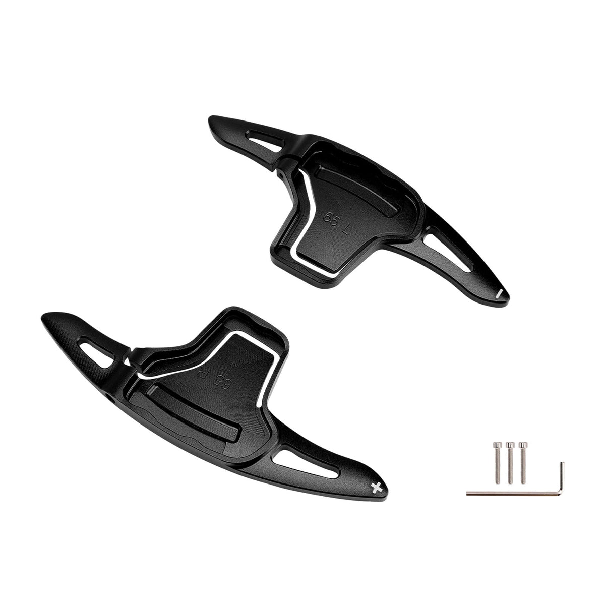 Stuurschakelpaddles voor Kia K5 2016-2019, zwart aluminium