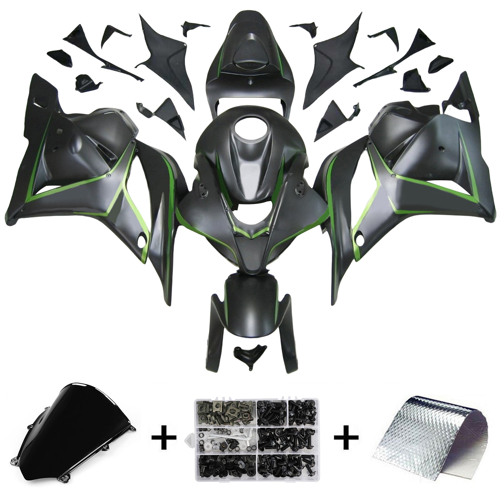 Kit de carénage injecté en plastique ABS pour Honda CBR600RR 2009-2012 F5