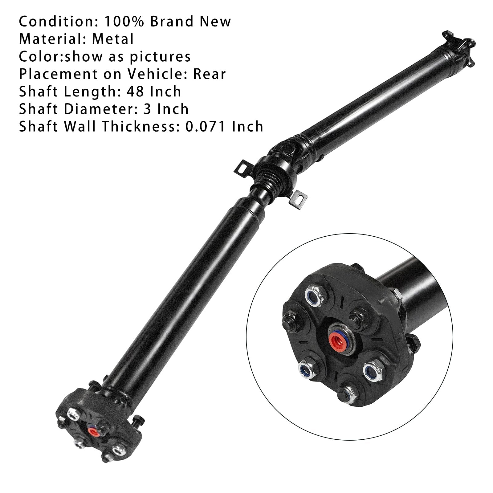 Arbre de transmission arrière pour BMW 325xi E46 L6 2,5 L berline 2001-2005, assemblage d'arbre de transmission arrière 26117502959 936-597