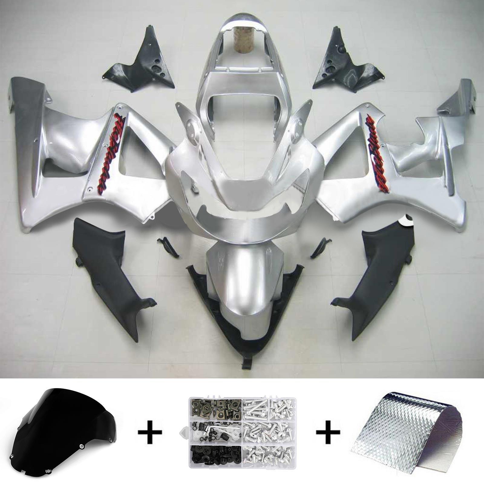 2000-2001 Honda CBR929RR Kit de carénage d'injection Bodywork Abs en plastique