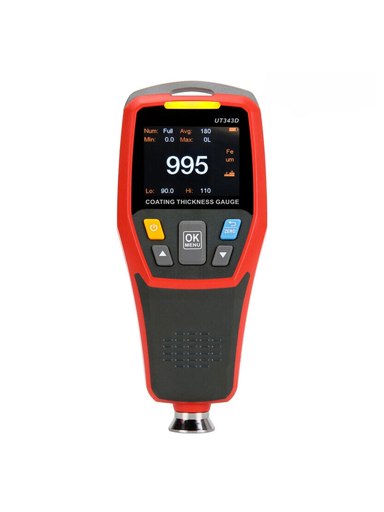 UT343D Digitale laagdiktemeter, meetbereik: 0-1250 µm