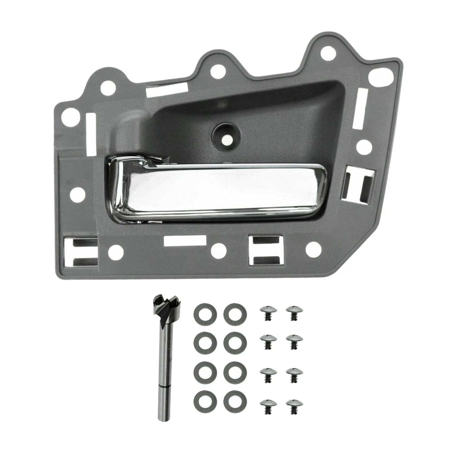 4 poignées de porte intérieures chromées avant et arrière pour Jeep Grand Cherokee 2005-2011