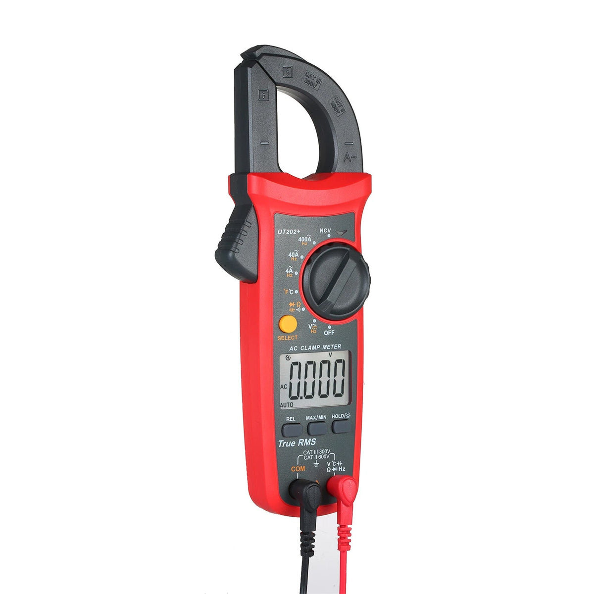 UT202+ handmultimeter, automatische bereikselectie, True RMS-stroomtang met LCD-scherm