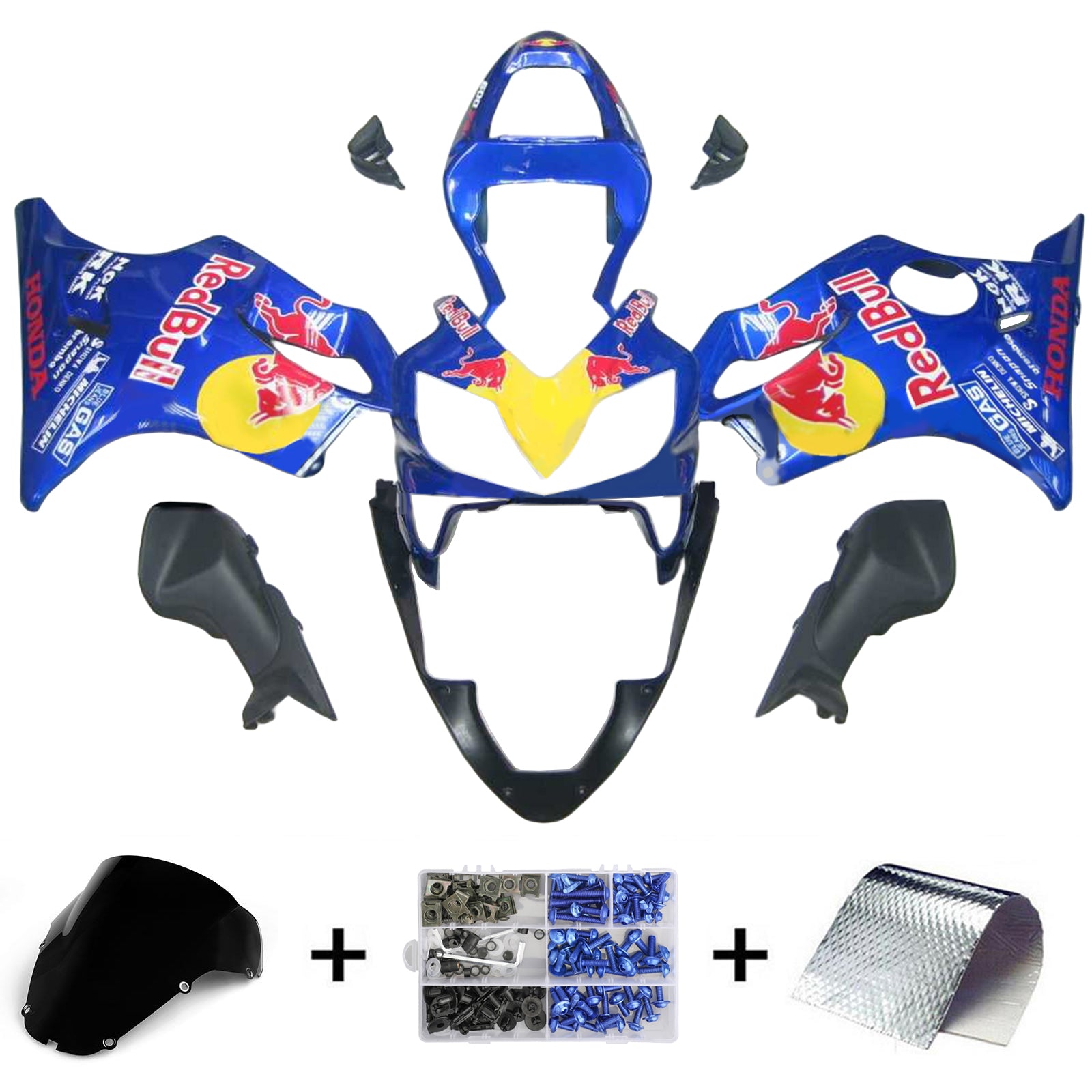 Injectie kuipkit, ABS Plastic Body voor Honda CBR600 F4I 2001-2003