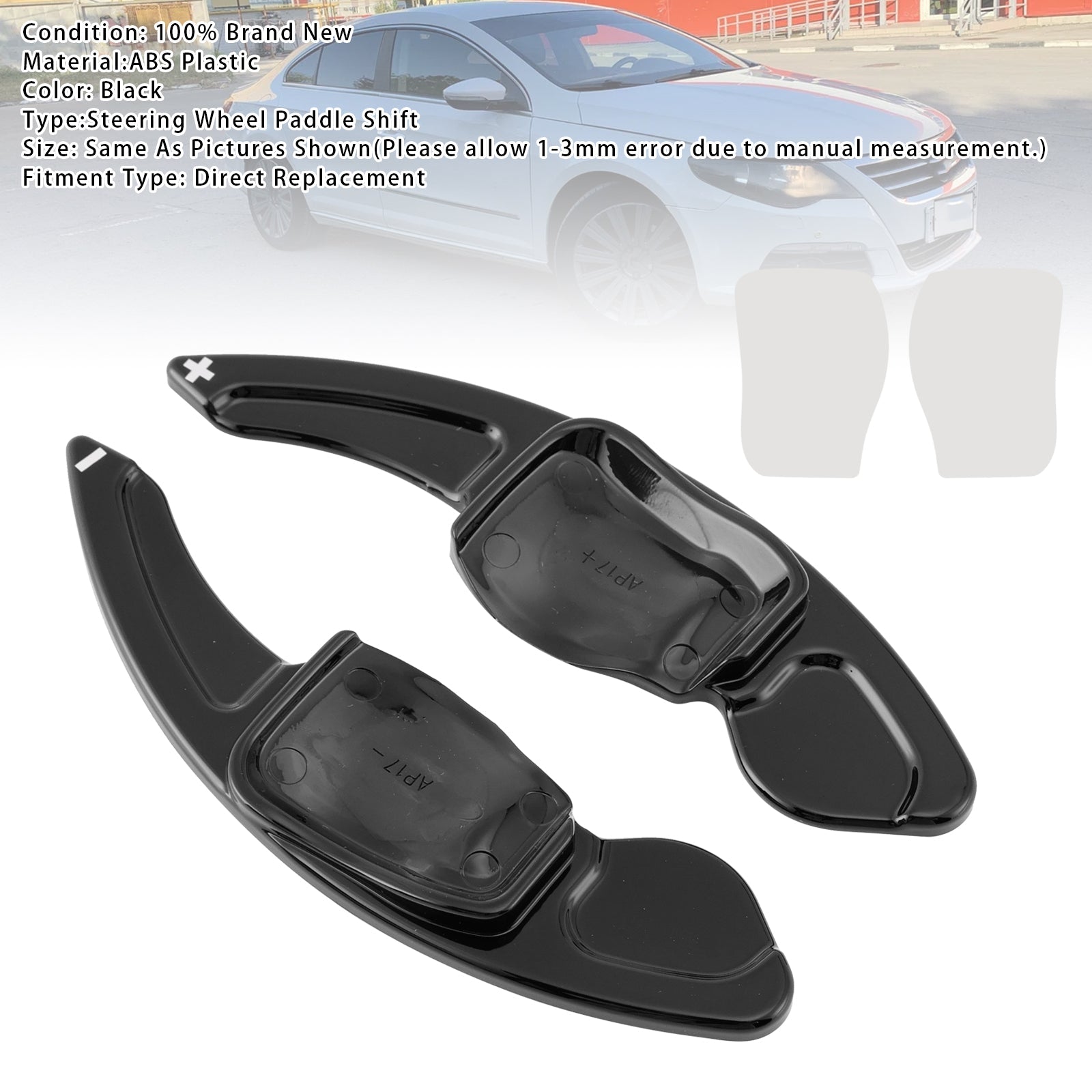 Verlenging van snelheidsverandering pallets achter het wiel voor stoel VW Scirocco