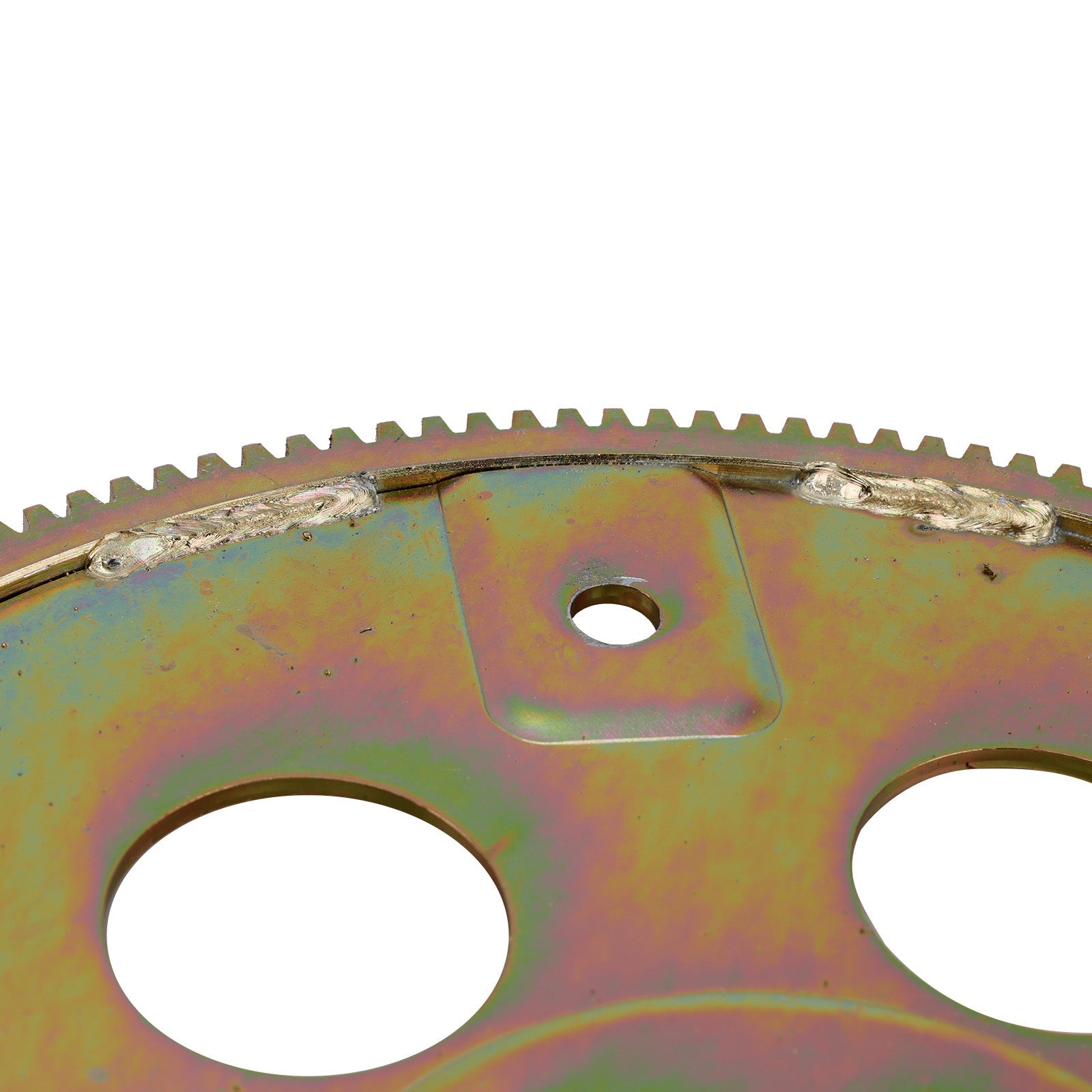 Volant moteur externe en acier zingué blanc 168 dents pour Chevy 454 (1970-1990) - Référence : 1845400