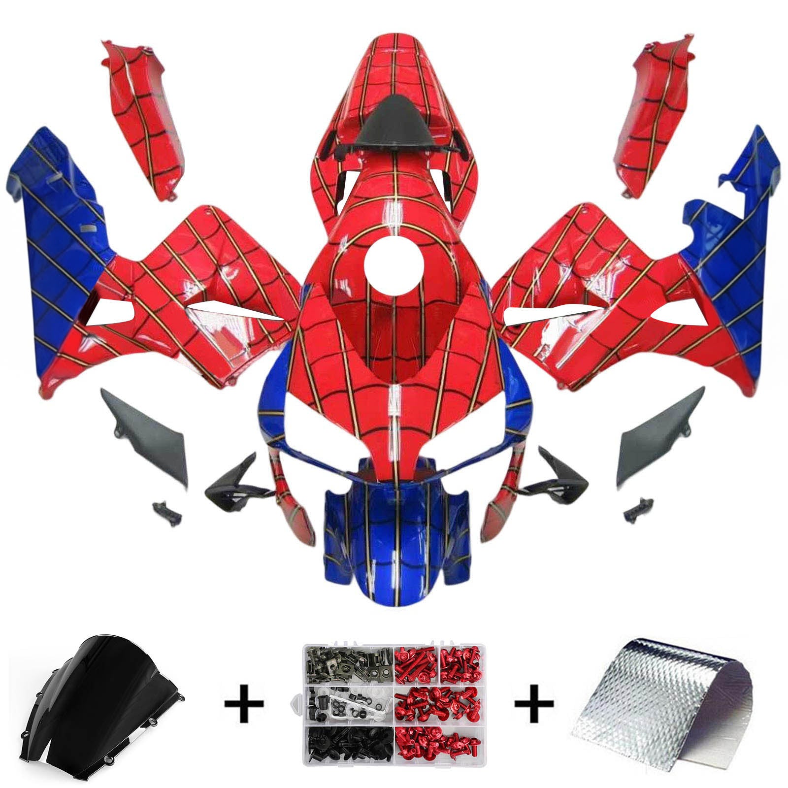 Kit de carénage par injection, carrosserie en plastique ABS pour Honda CBR600RR 2003-2004 F5