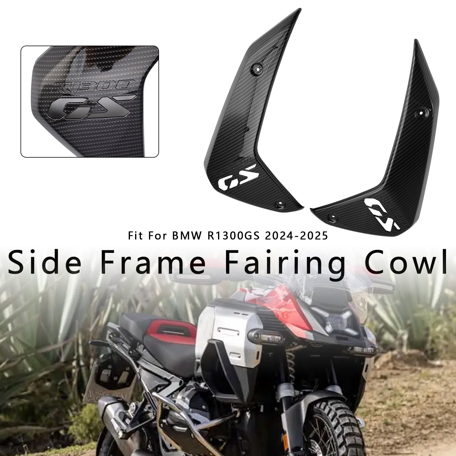 Protecciones de carenado de lado y radiador para BMW R1300GS 2024-2025