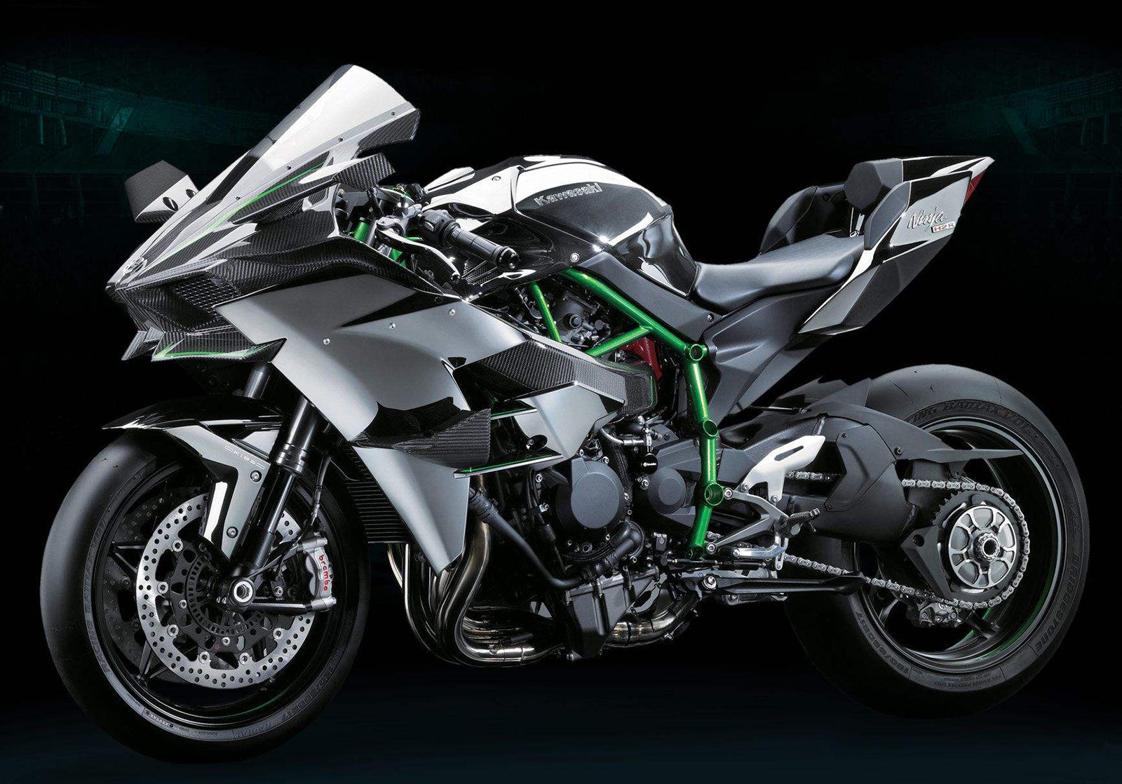 Kit di kit, ABS Bodywork in plastica ABS Fit per Kawasaki Ninja H2 2015-2022