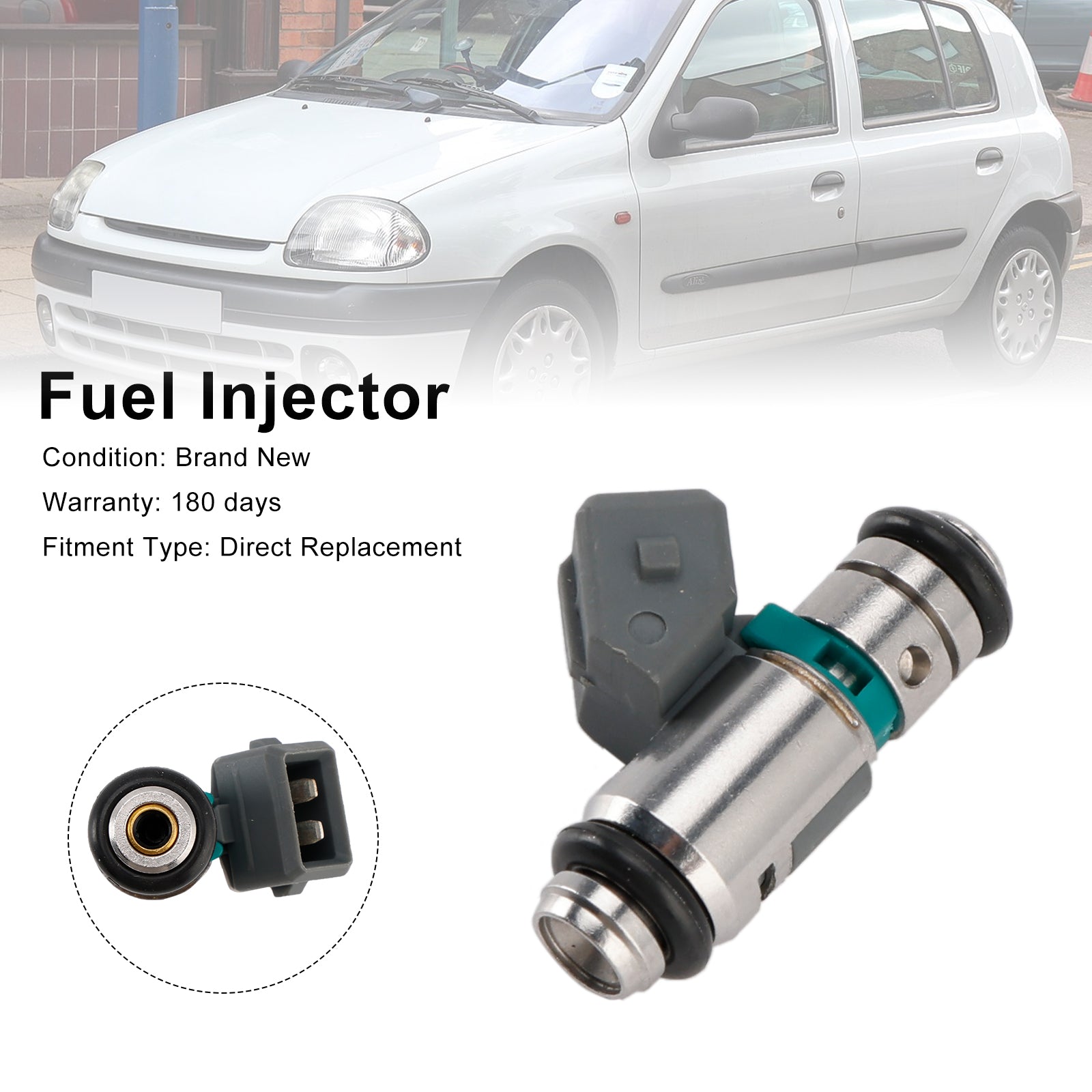 IWP042 Iniettore di carburante, 1 pezzo, per Renault Clio Espace Kangoo Laguna Megane