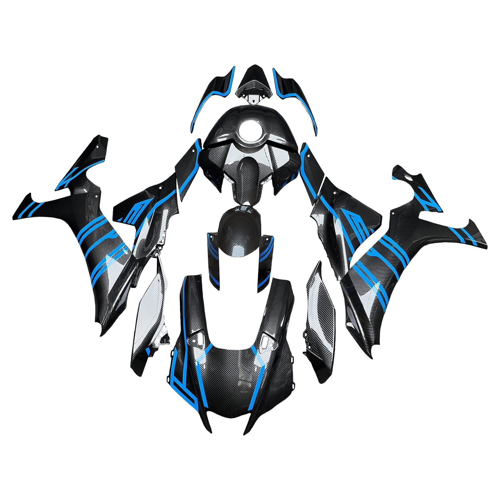 Kit de carénage injecté en plastique ABS pour Yamaha YZF-R1 2020-2025