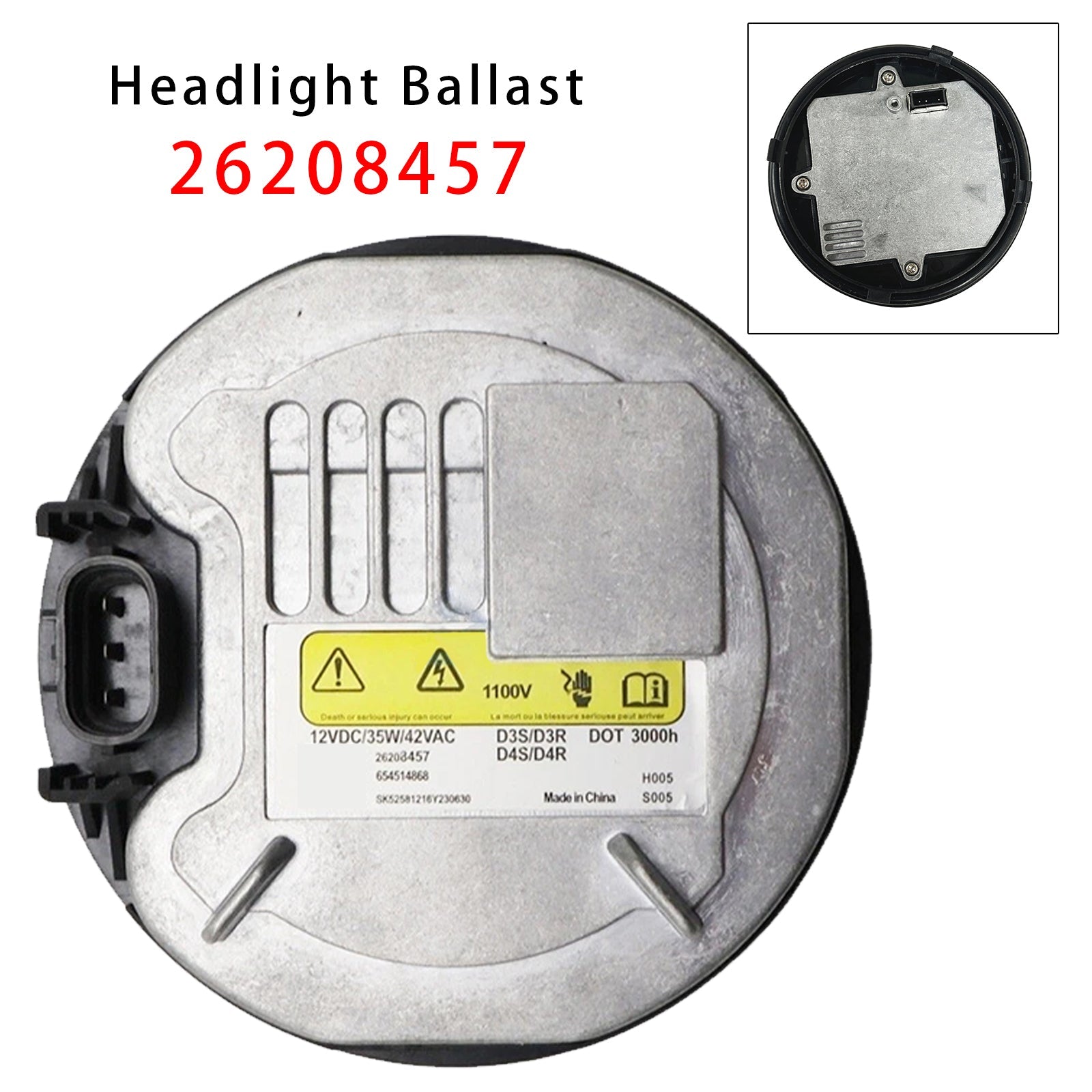 Jednostka sterująca balastem ksenonowym 26208457 dla chevroleta Buick LaCrosse Cadillac 17-19