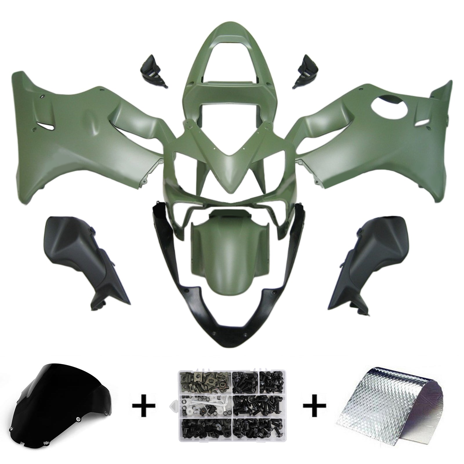 Kit de carénage par injection, carrosserie en plastique ABS pour Honda CBR600 F4i 2001-2003