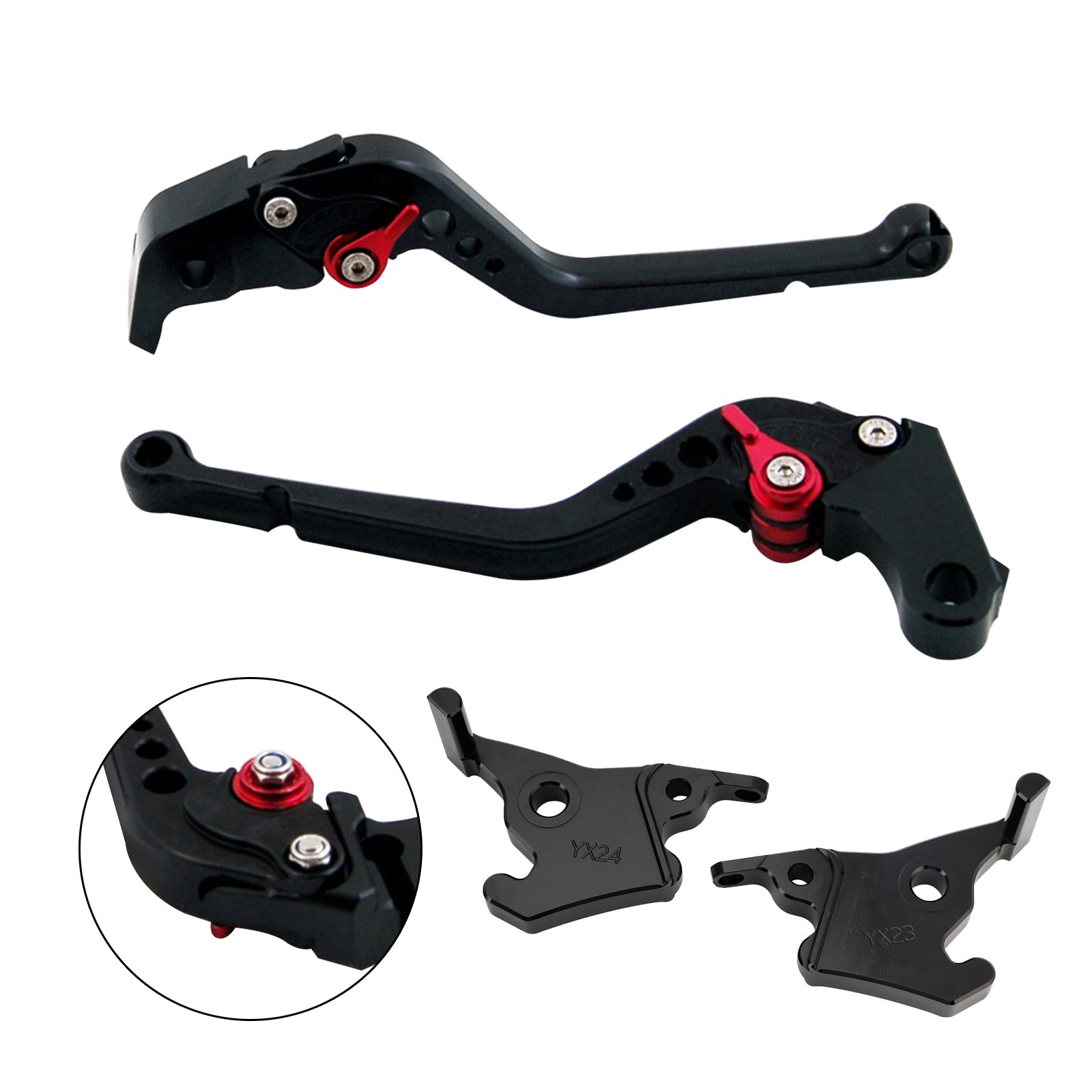 Levier d'embrayage et de frein long pour YAMAHA XMAX 300 (2023-2025)