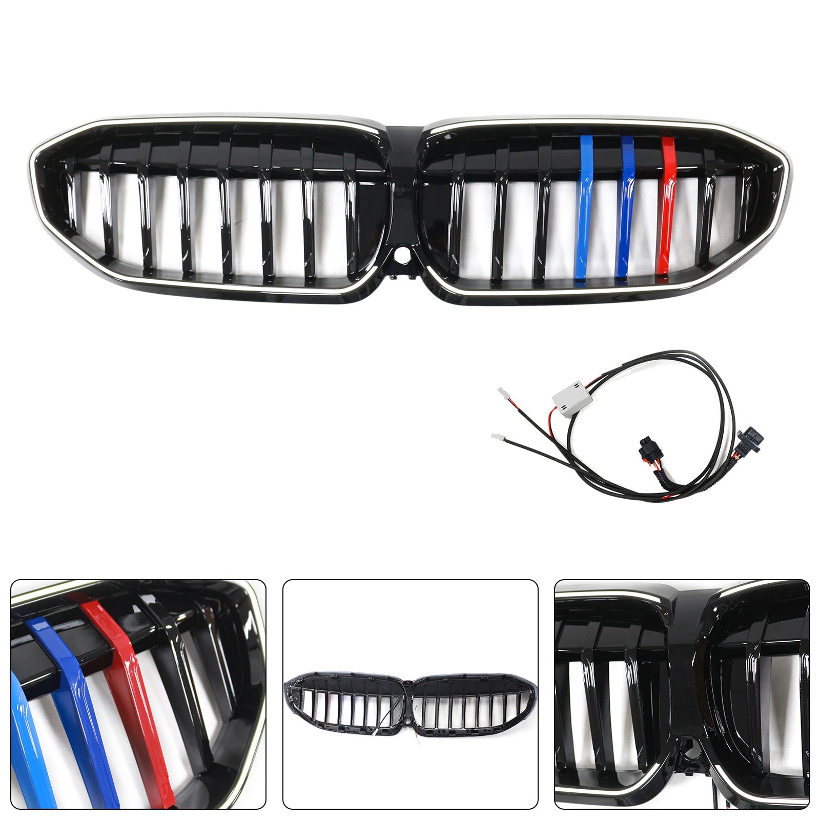 Calandre noire de style M pour BMW Série 3 G20 2019-2022 51138072085