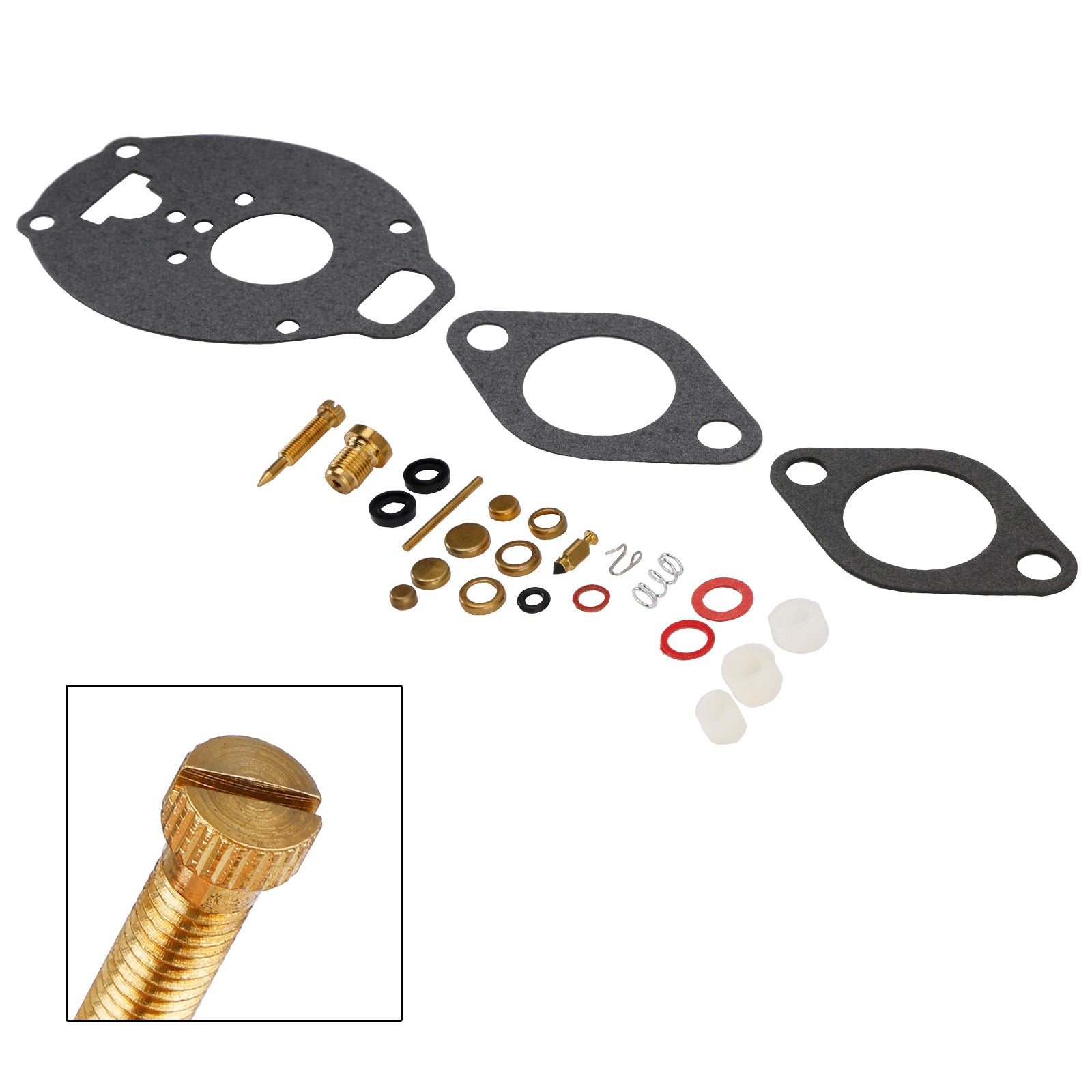 Kit de réparation et de réfection de carburateur compatible avec Marvel Schebler TSX K7515 778-515