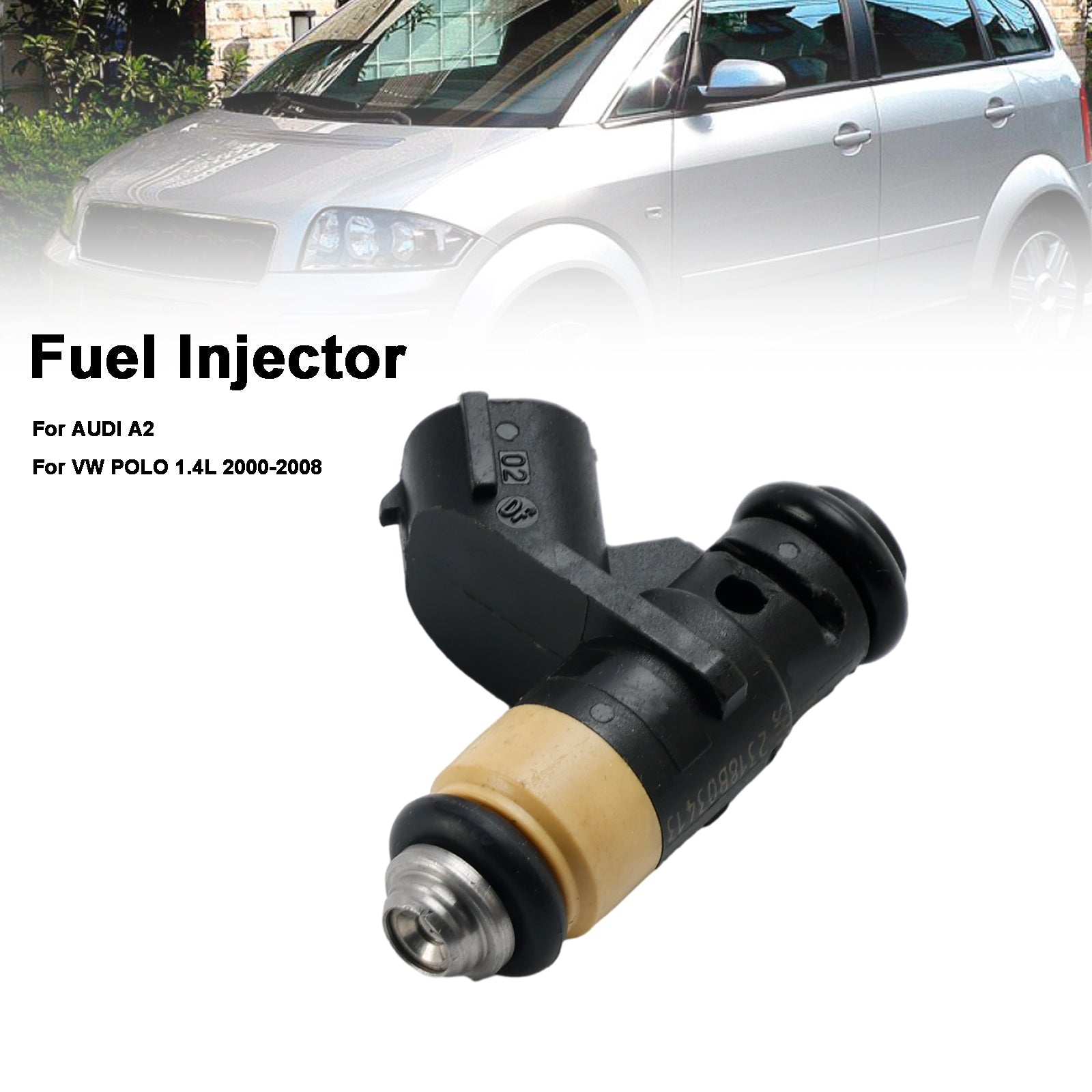 Inyector de combustible de 1 pieza para VW Polo 1.4L 2000-2008 036906031M