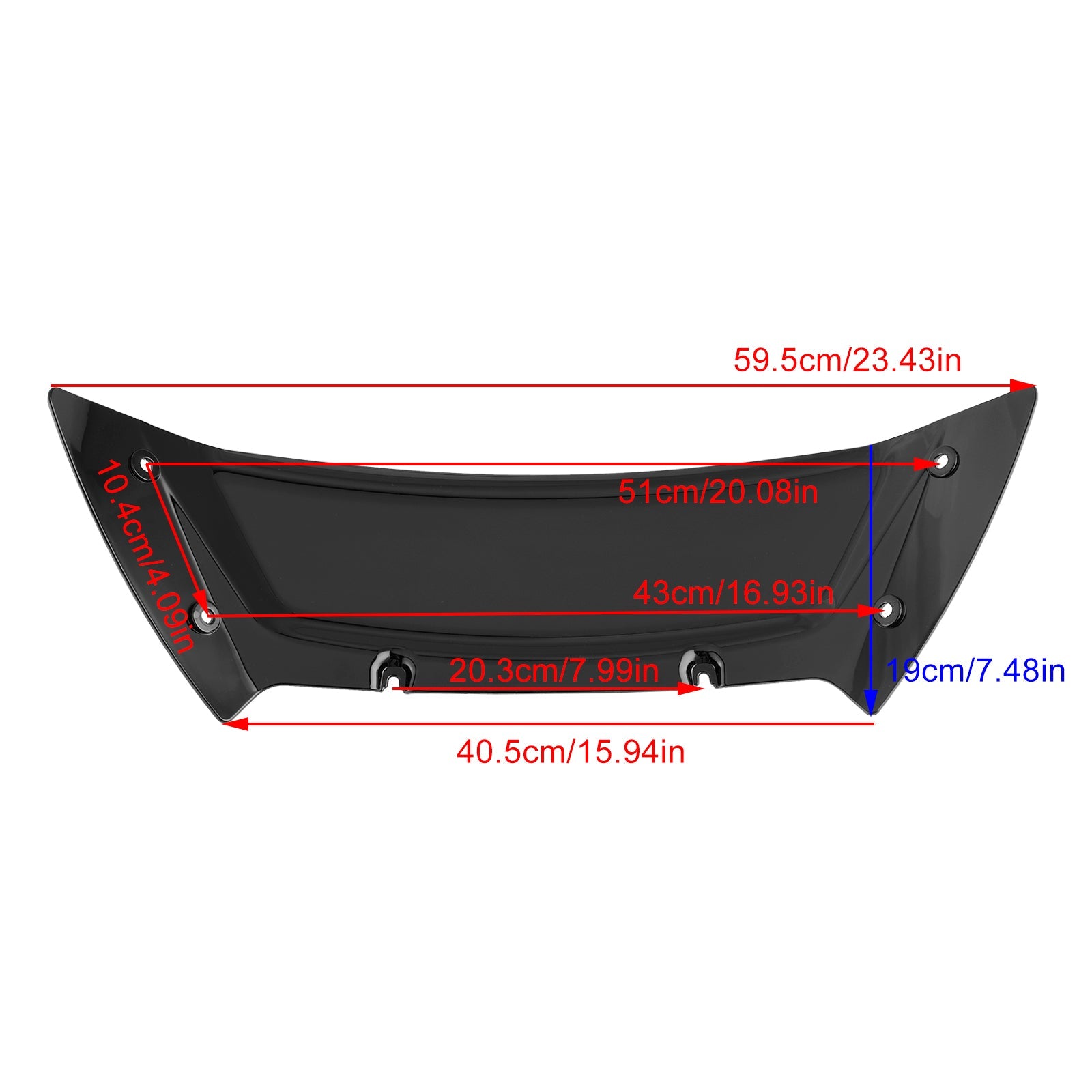 Pare-brise pare-brise adapté pour CVO Road Glide FLTRXSE 2023 2024