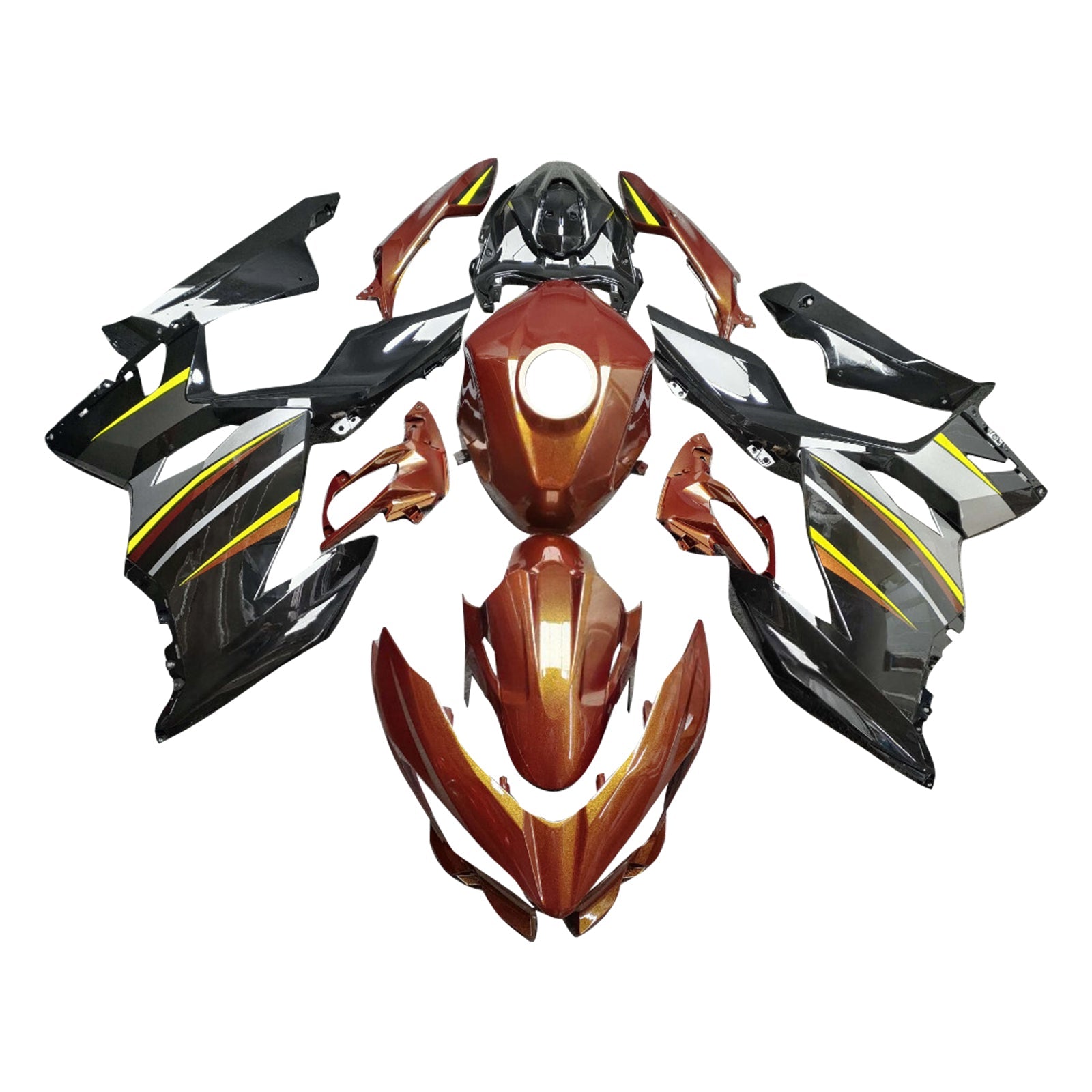 Injekcijski komplet, plastična karoserija ABS za Kawasaki EX400 ninja400 2018-2024