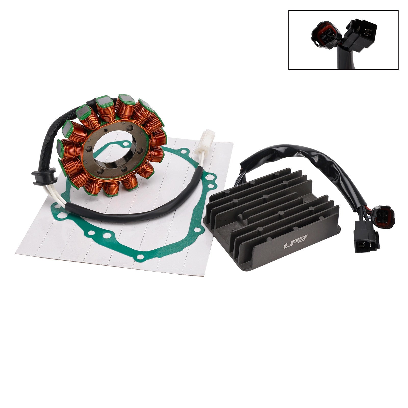 Stator- en regelaar-gelijkrichterafdichting voor Suzuki GSX-R1000Z (2013-2014) - Onderdeelnummers : 31401-47H00 en 11483-47H00
