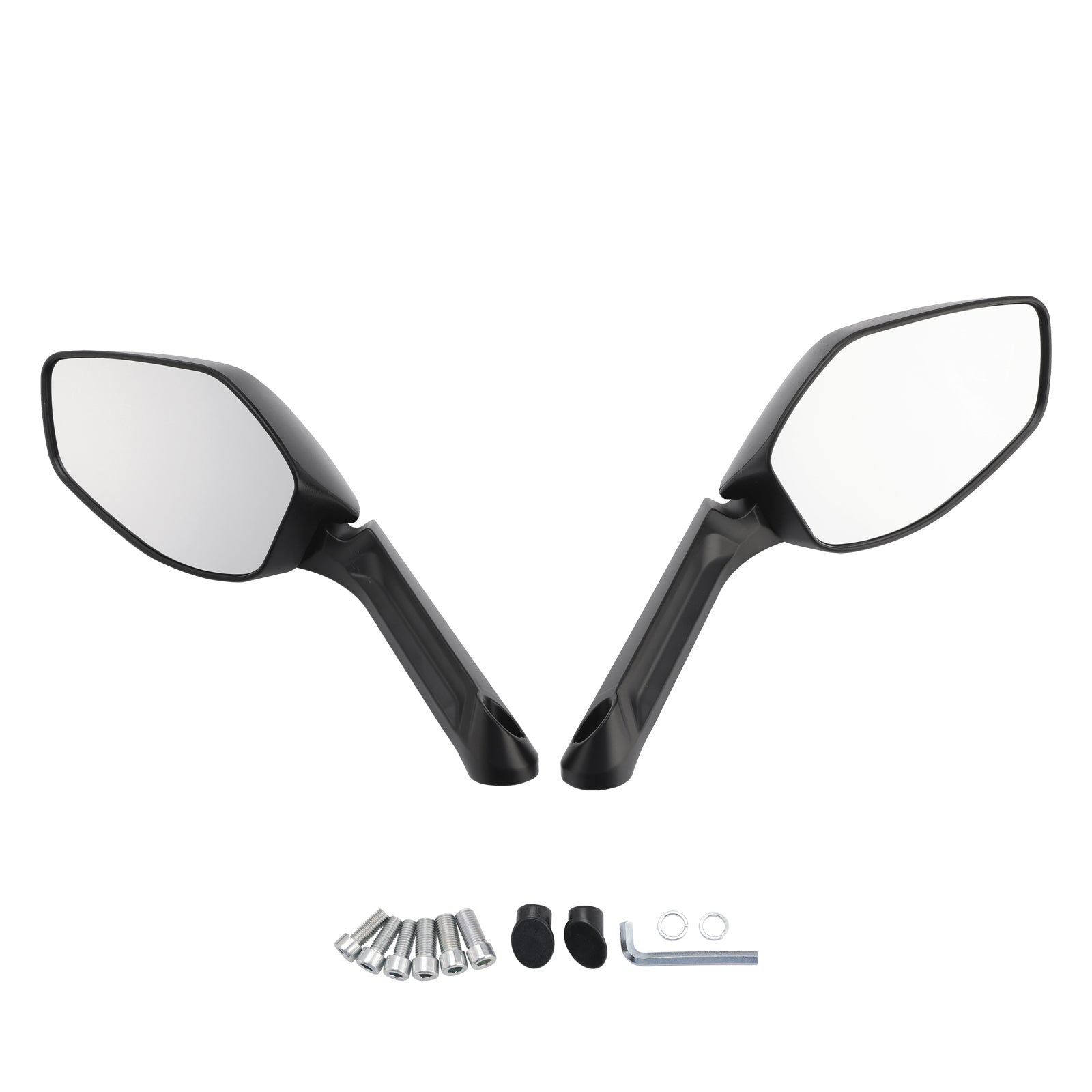 Rétroviseurs gauche et droit pour Ducati Multistrada 1200 (2010-2018) et Multistrada 1260 (2017-2021).